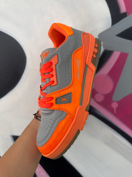 LV 54 Trainer Orange Grey (9LV) Lightly Worn No Box