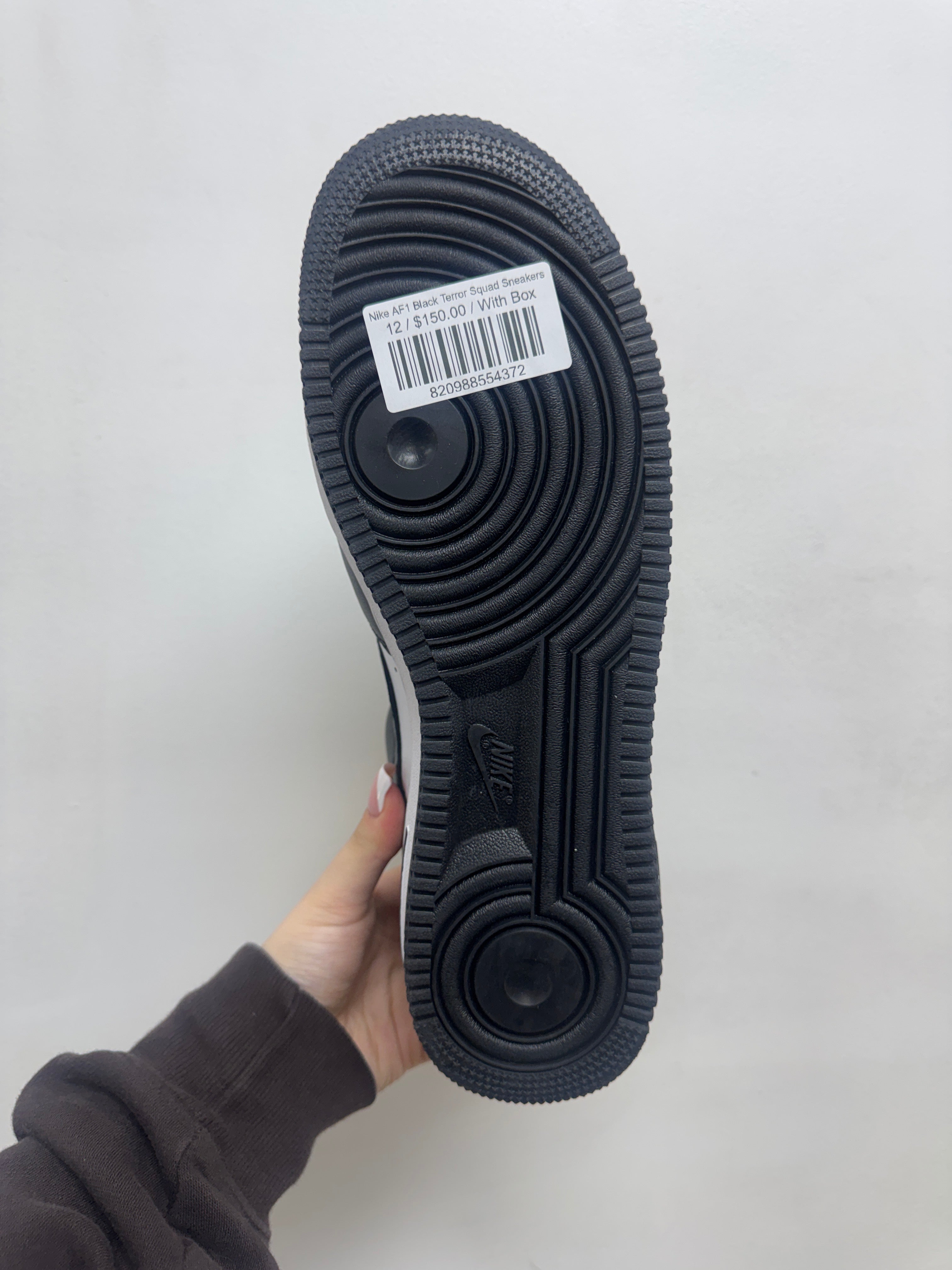 Nike AF1 Black Terror Squad Sneakers