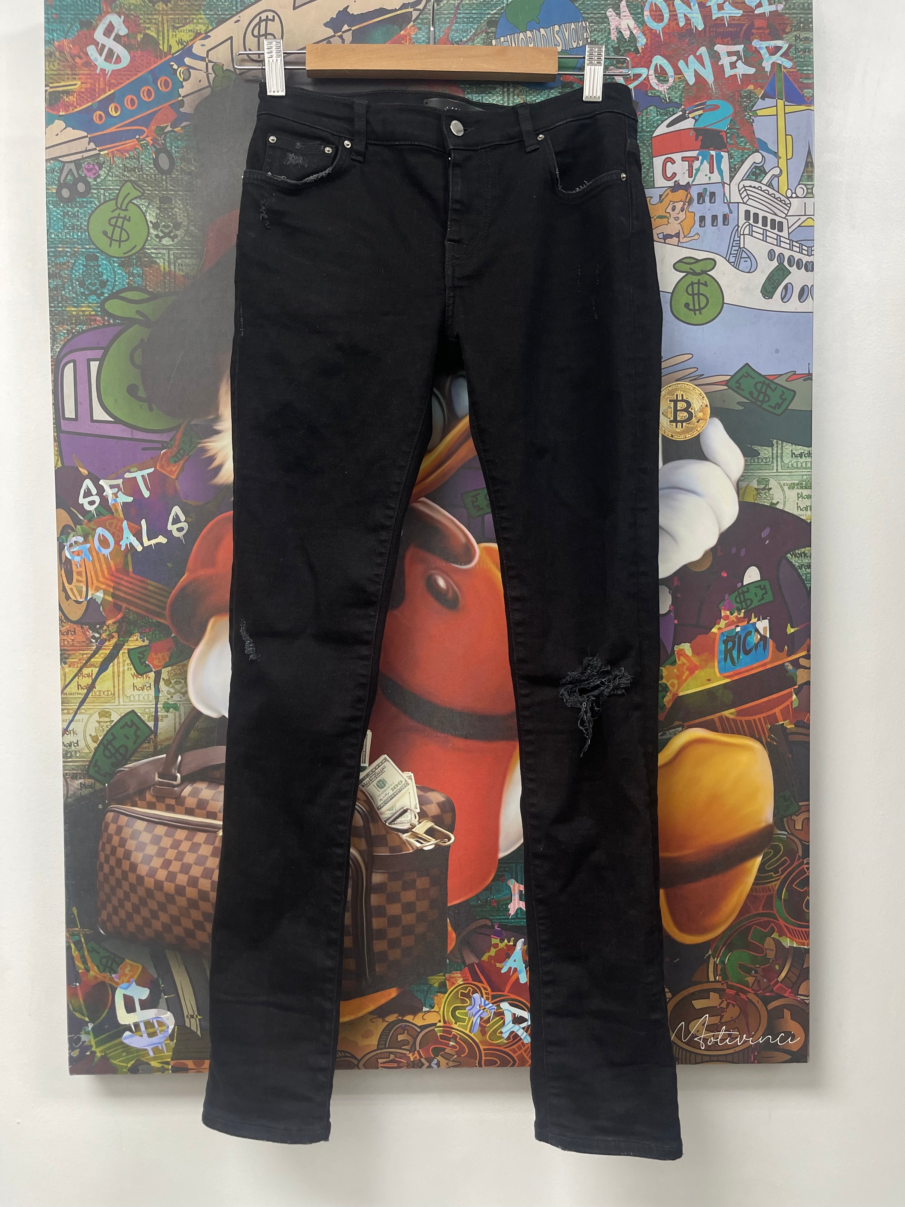 Amiri Black Plain (Kid's) Jeans