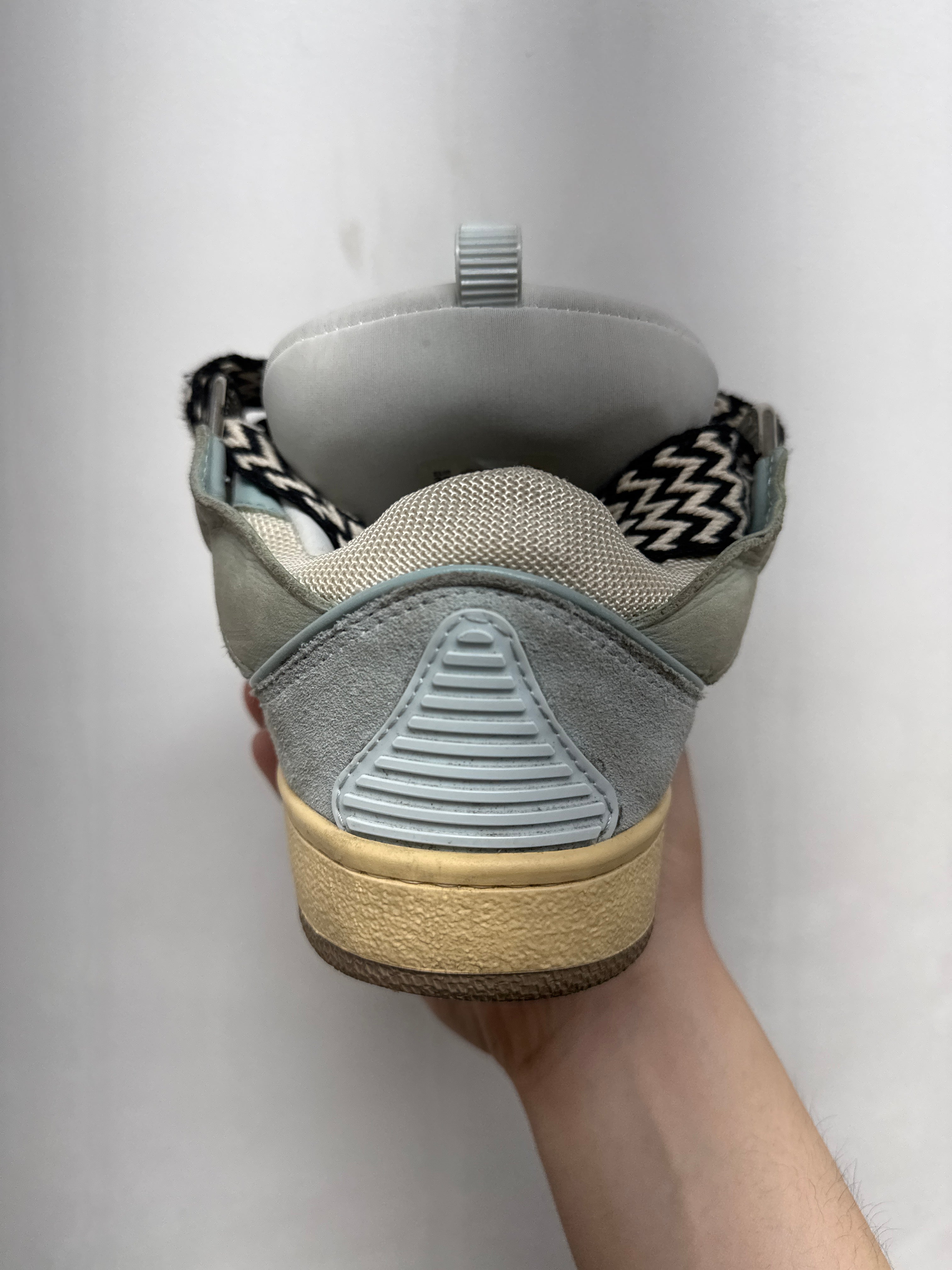 Lanvin Baby Blue Curb Sneakers