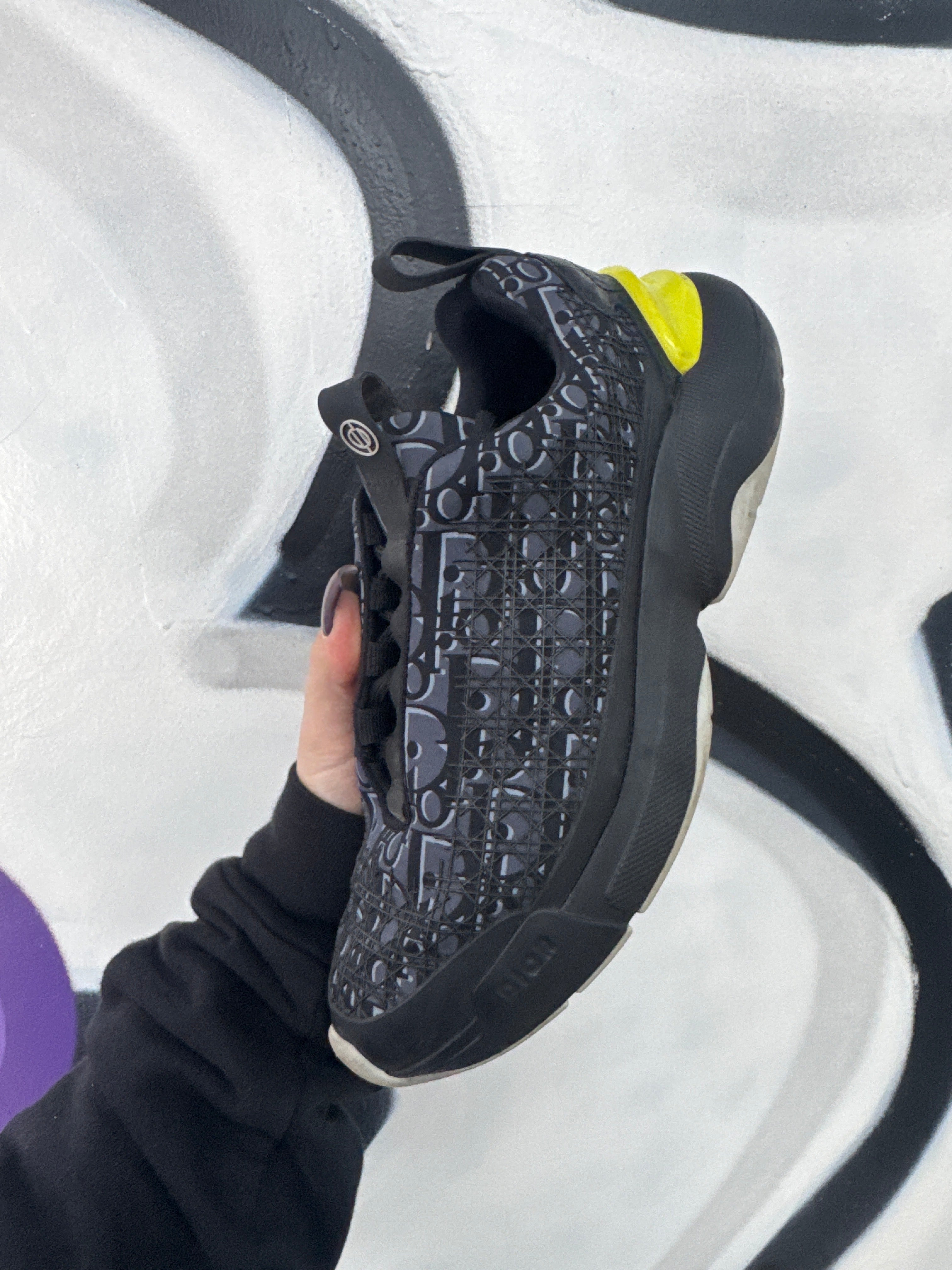 Dior B27 Black Monogram Sneakers