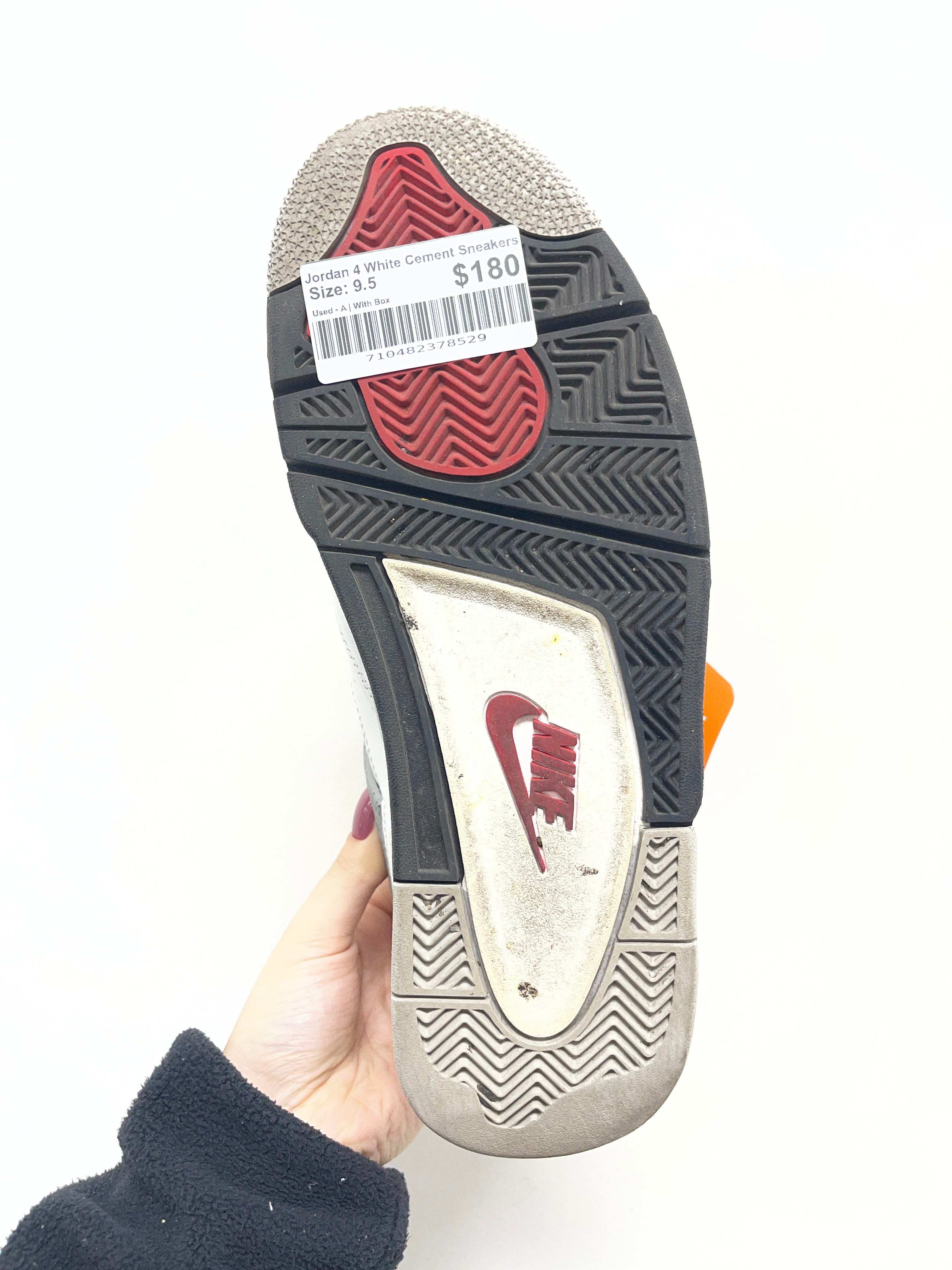 Jordan 4 White Cement Sneakers