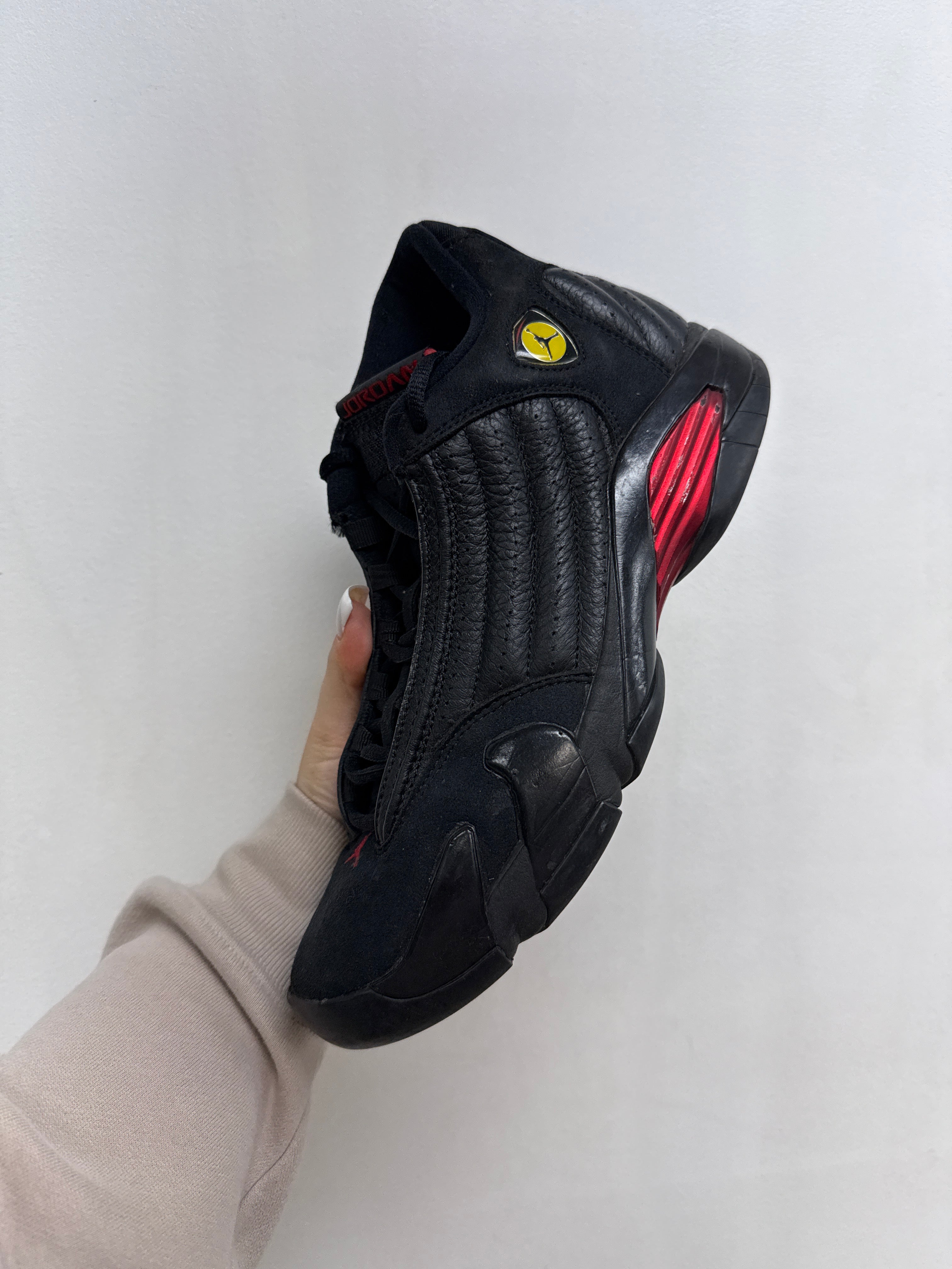 Jordan 14 Black Last Shot Sneakers
