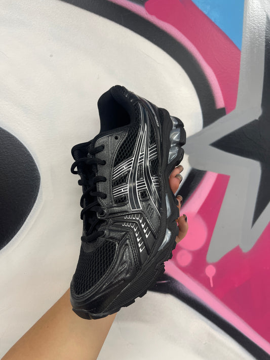 ASICS Kayano 14 Black Pure Silver New 7 With Box