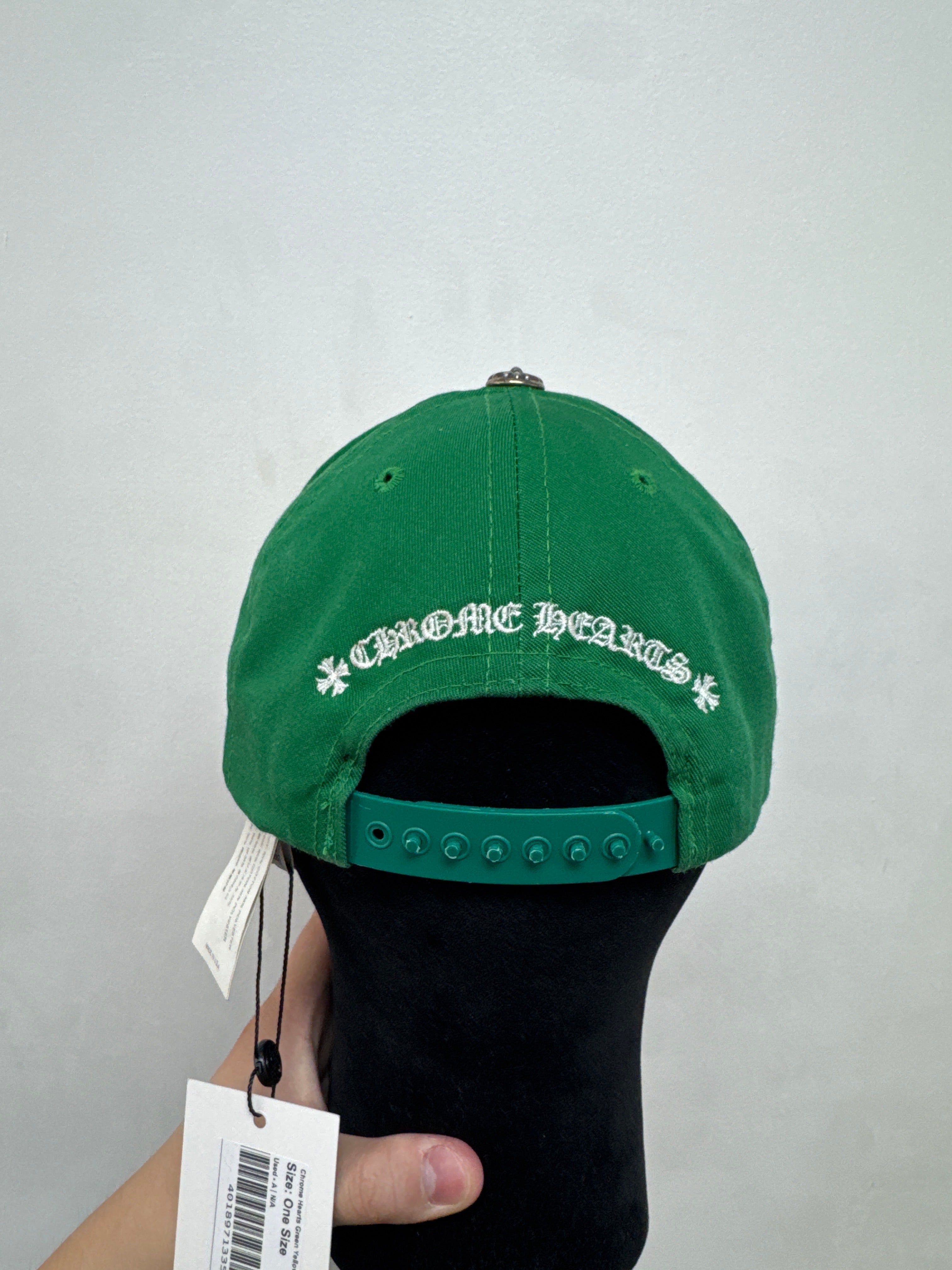 Chrome Hearts Green Yellow Baseball Trucker Hat
