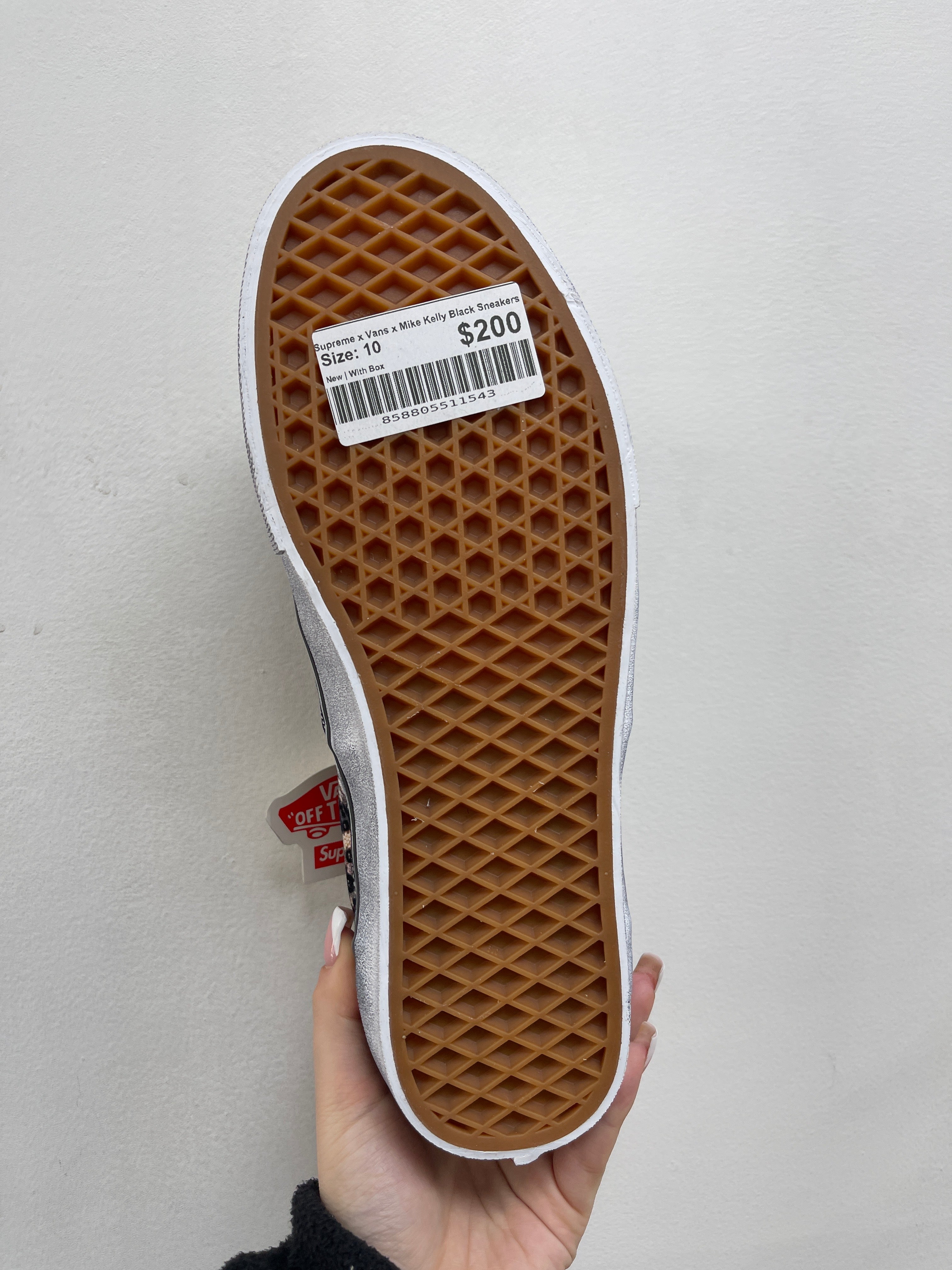 Supreme x Vans x Mike Kelly Black Sneakers