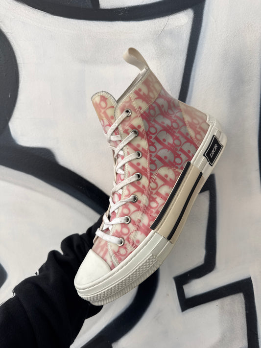Dior B23 White Red Oblique Hi Used No Box