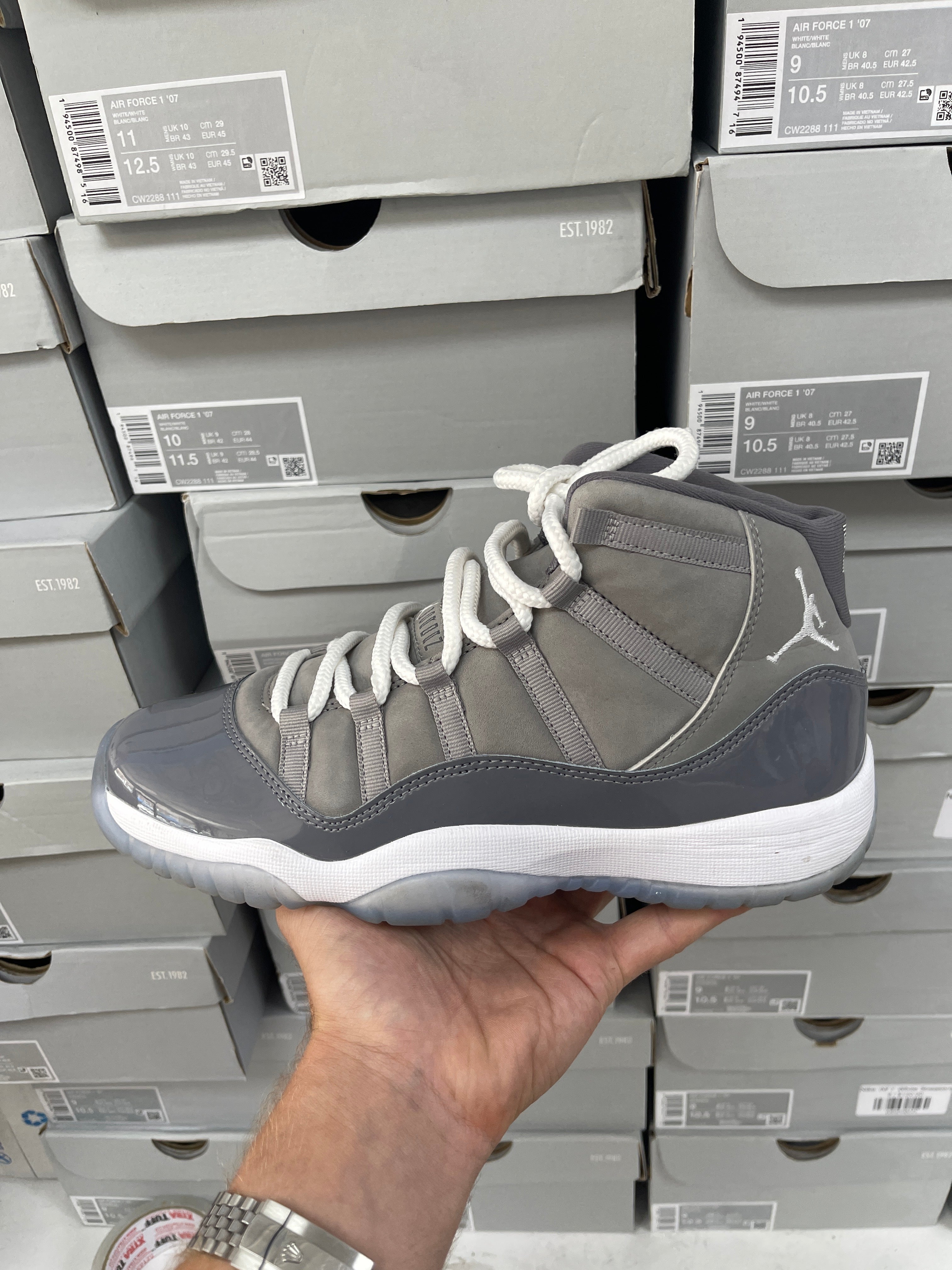 Jordan 11 Cool Grey Sneakers
