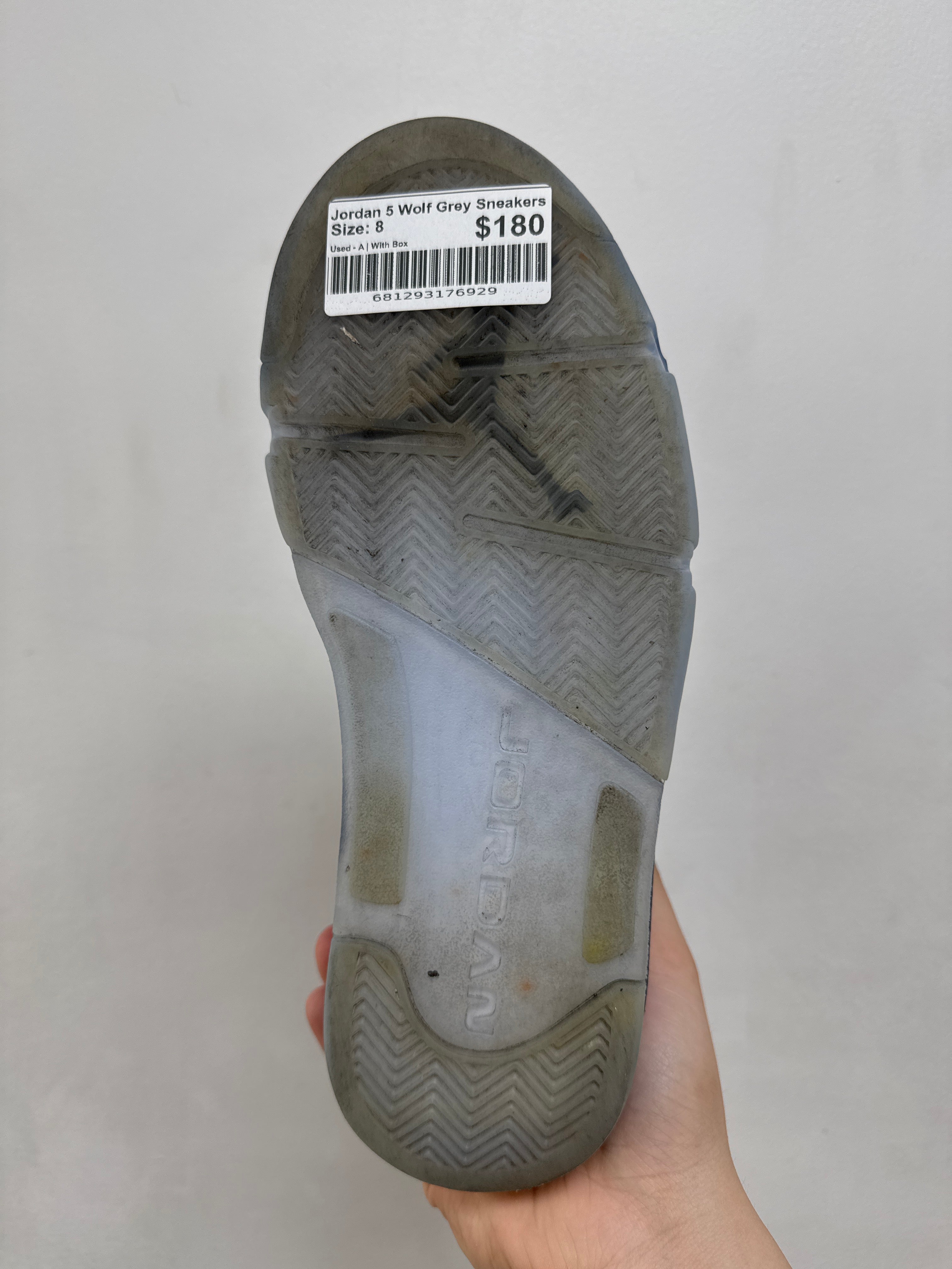 Jordan 5 Wolf Grey Sneakers