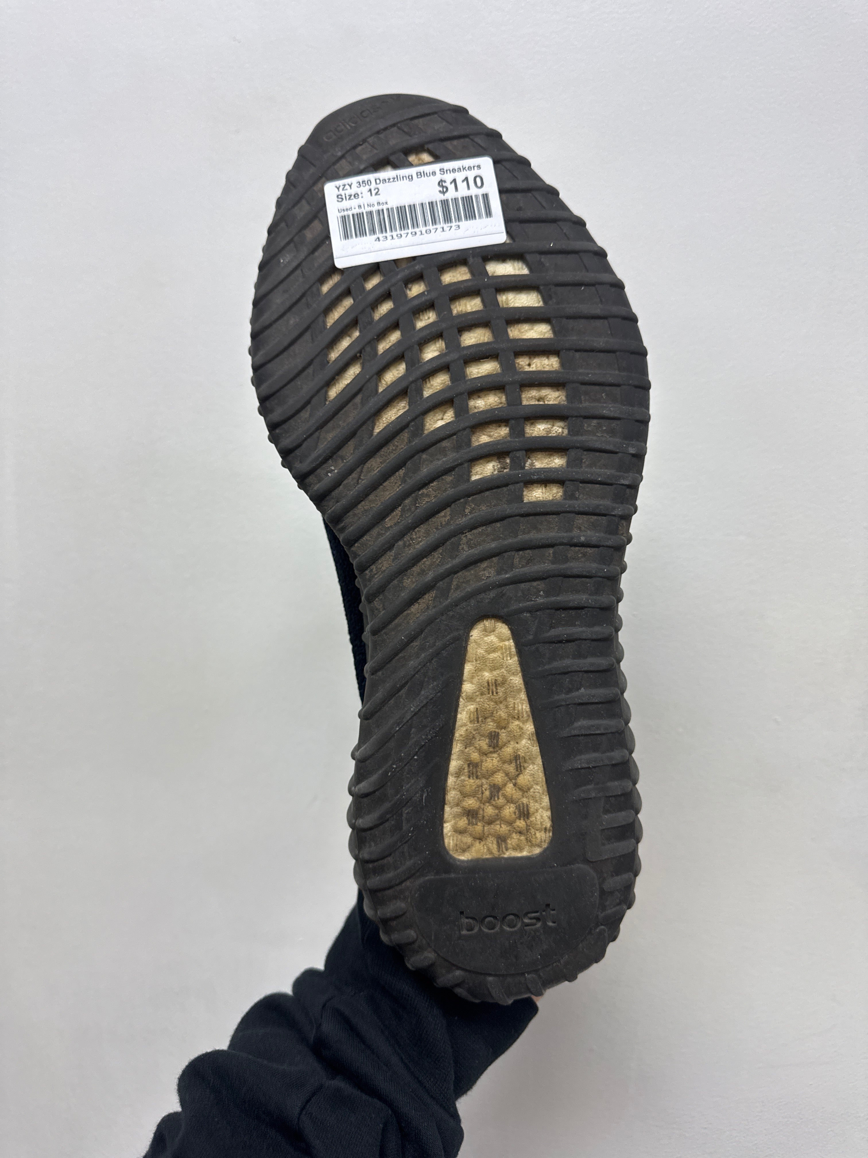 YZY 350 Dazzling Blue Sneakers