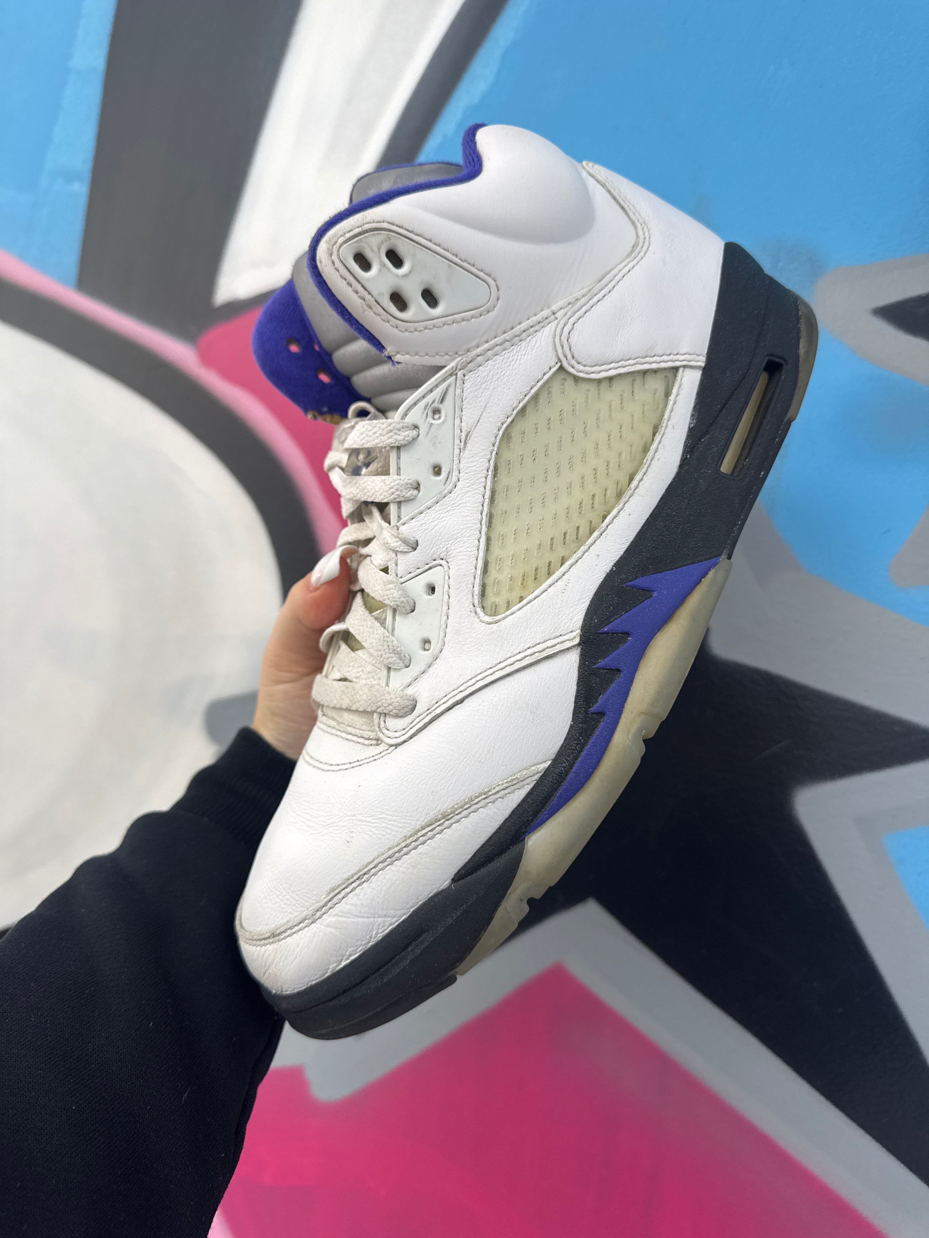 Jordan 5 Concord Grape Sneakers