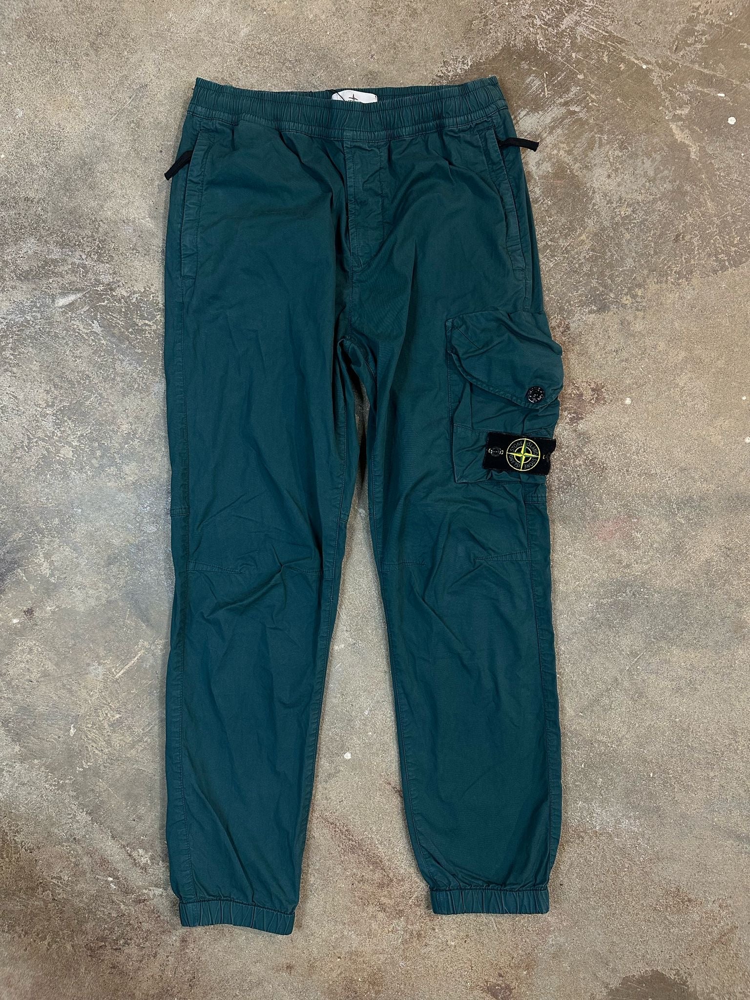 Stone Island Cargo Pants Green Used 30