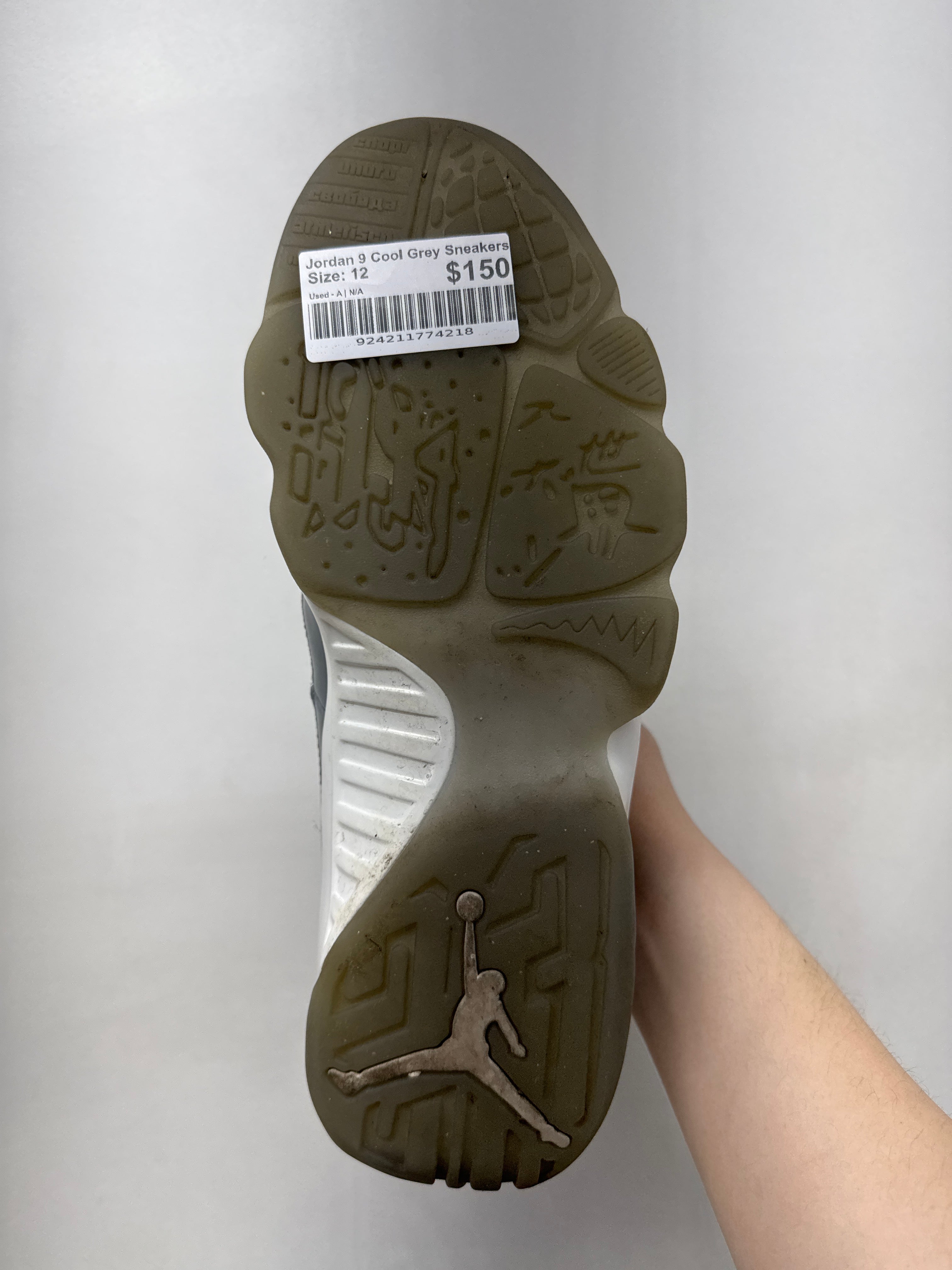 Jordan 9 Cool Grey Sneakers