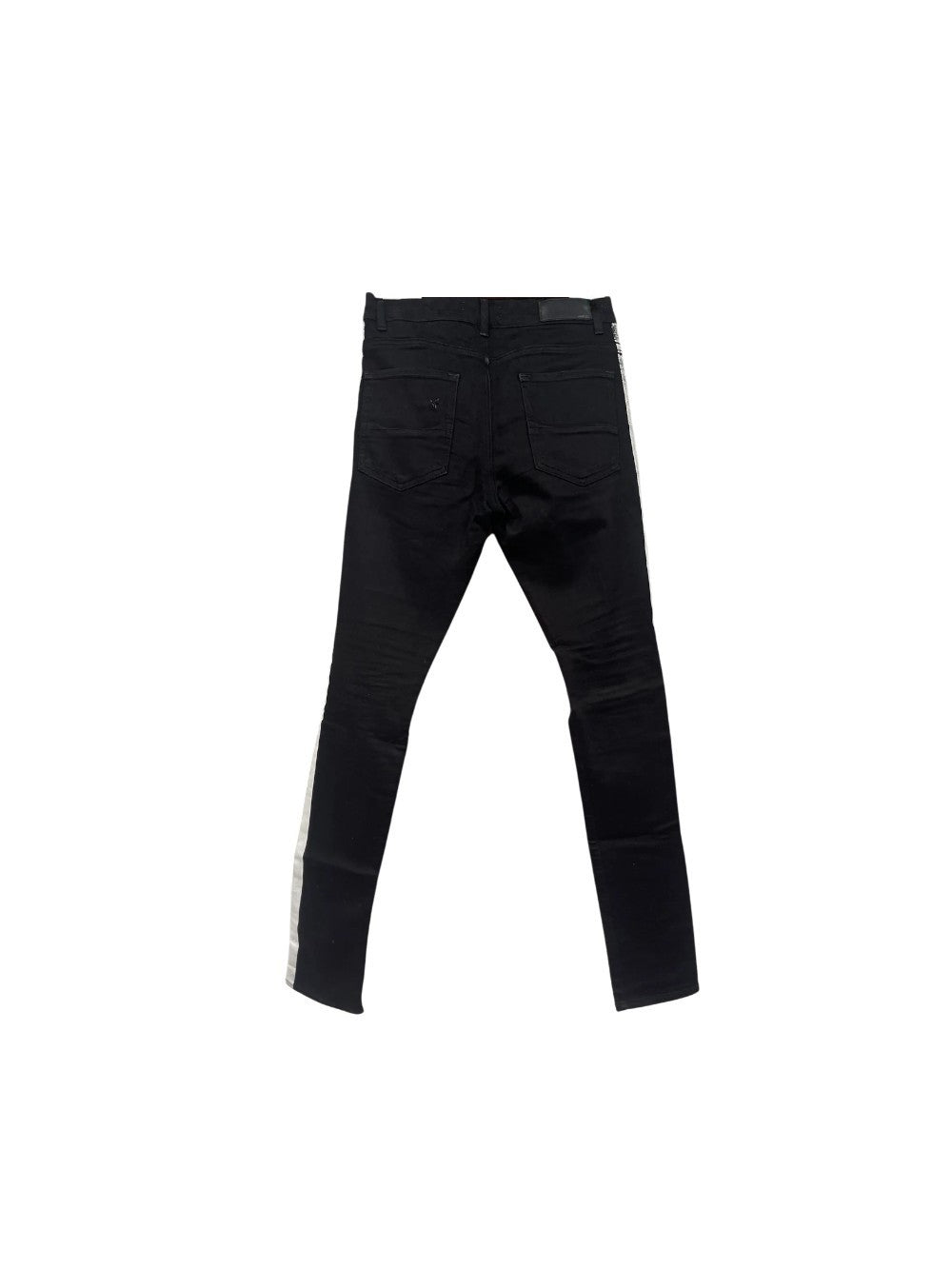 Amiri Stripe (Zipper) Black & White Jeans