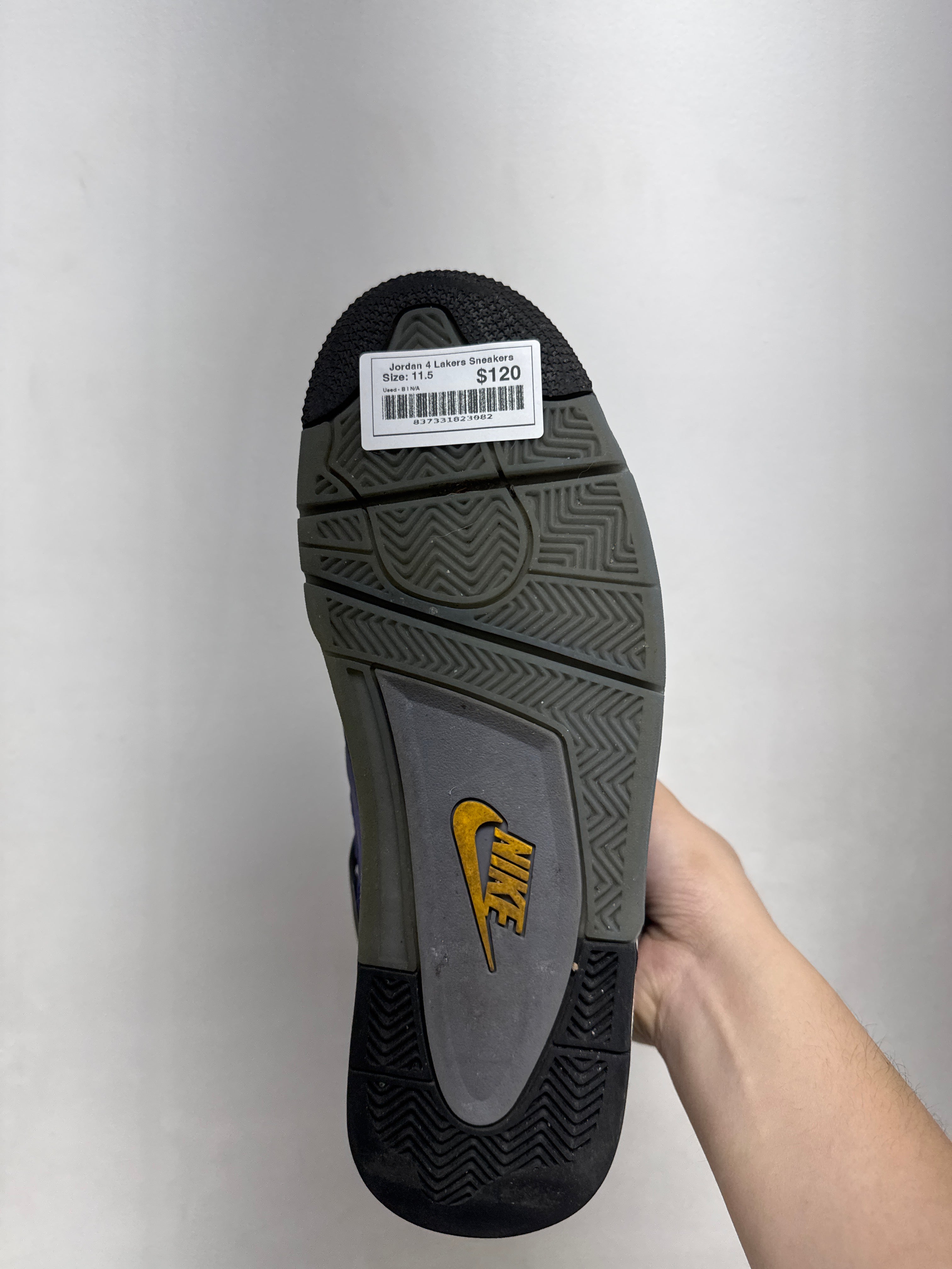 Jordan 4 Lakers Sneakers