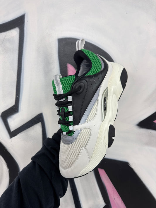 Dior B22 White Green Used 43 (US 10) NO Box