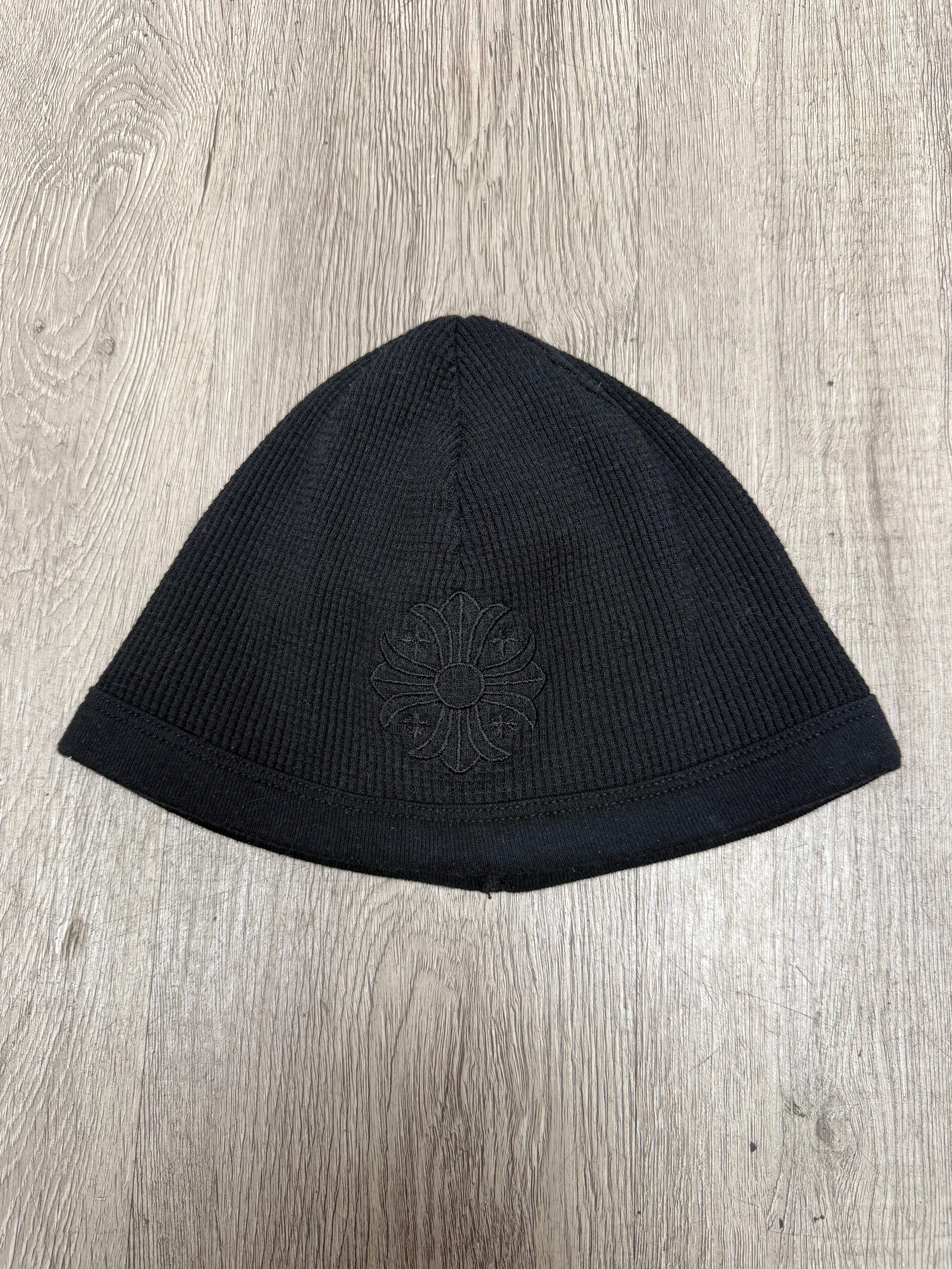Chrome Hearts Black Tonal Skull Cap Beanie