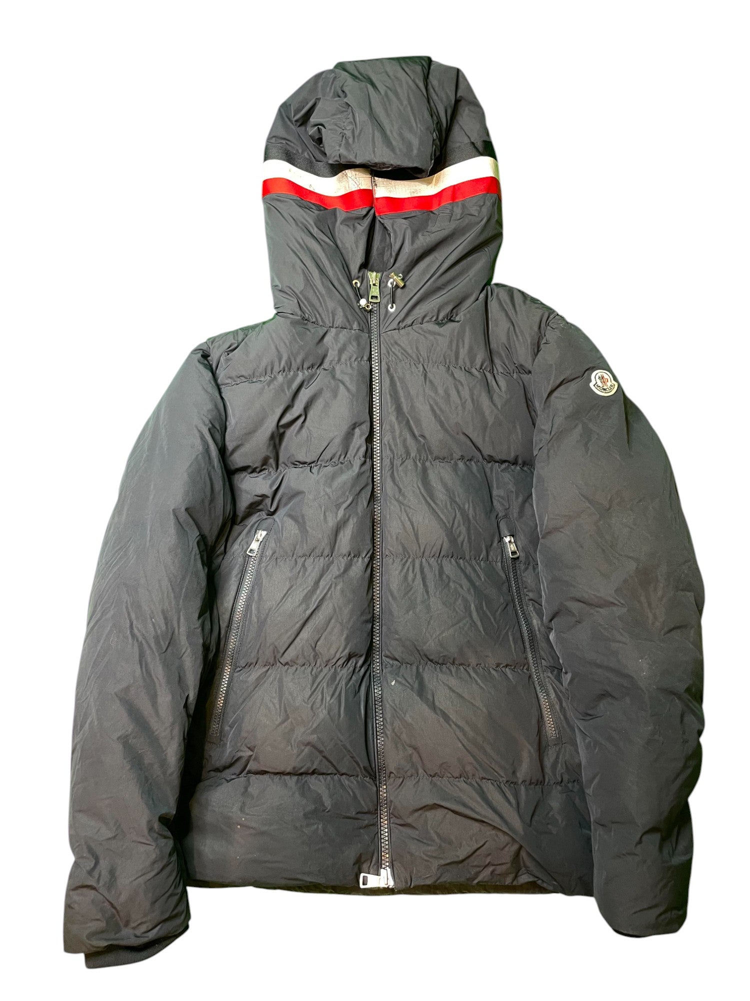 Moncler "Corborant" Navy RWB Stripe Jacket