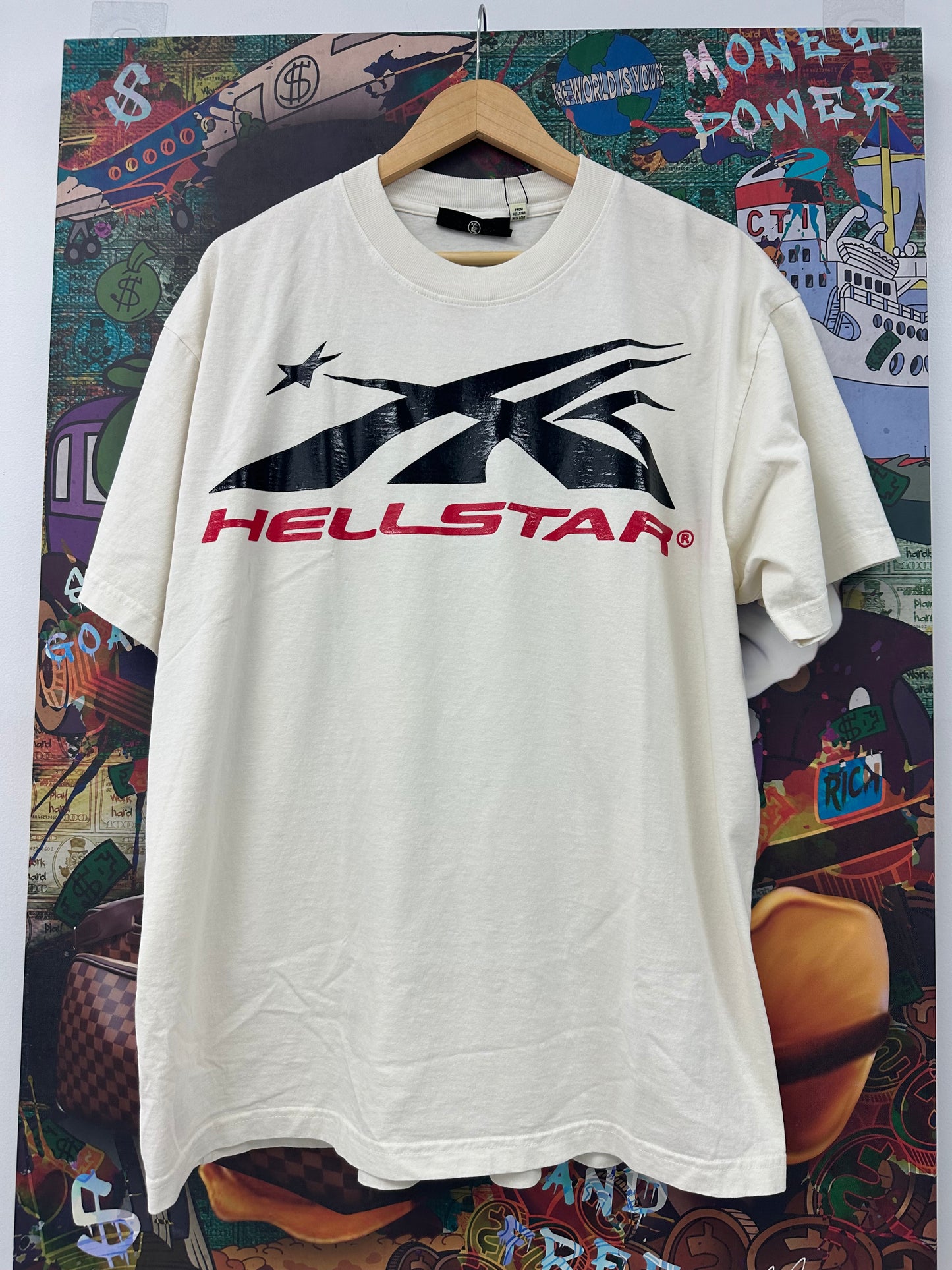 Hellstar Tee Sport Logo Gel White