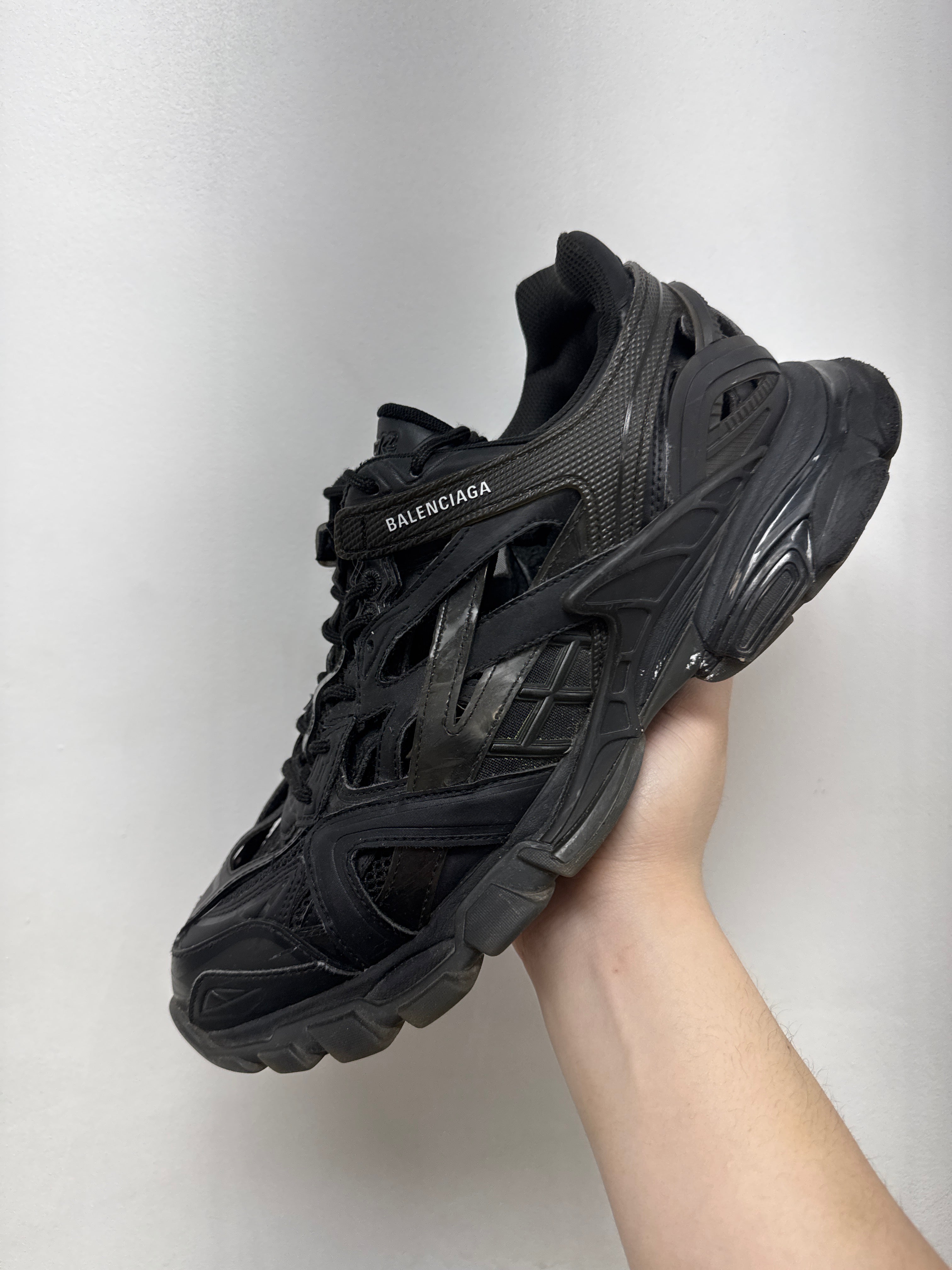 Balenciaga Black Track 2 Sneakers