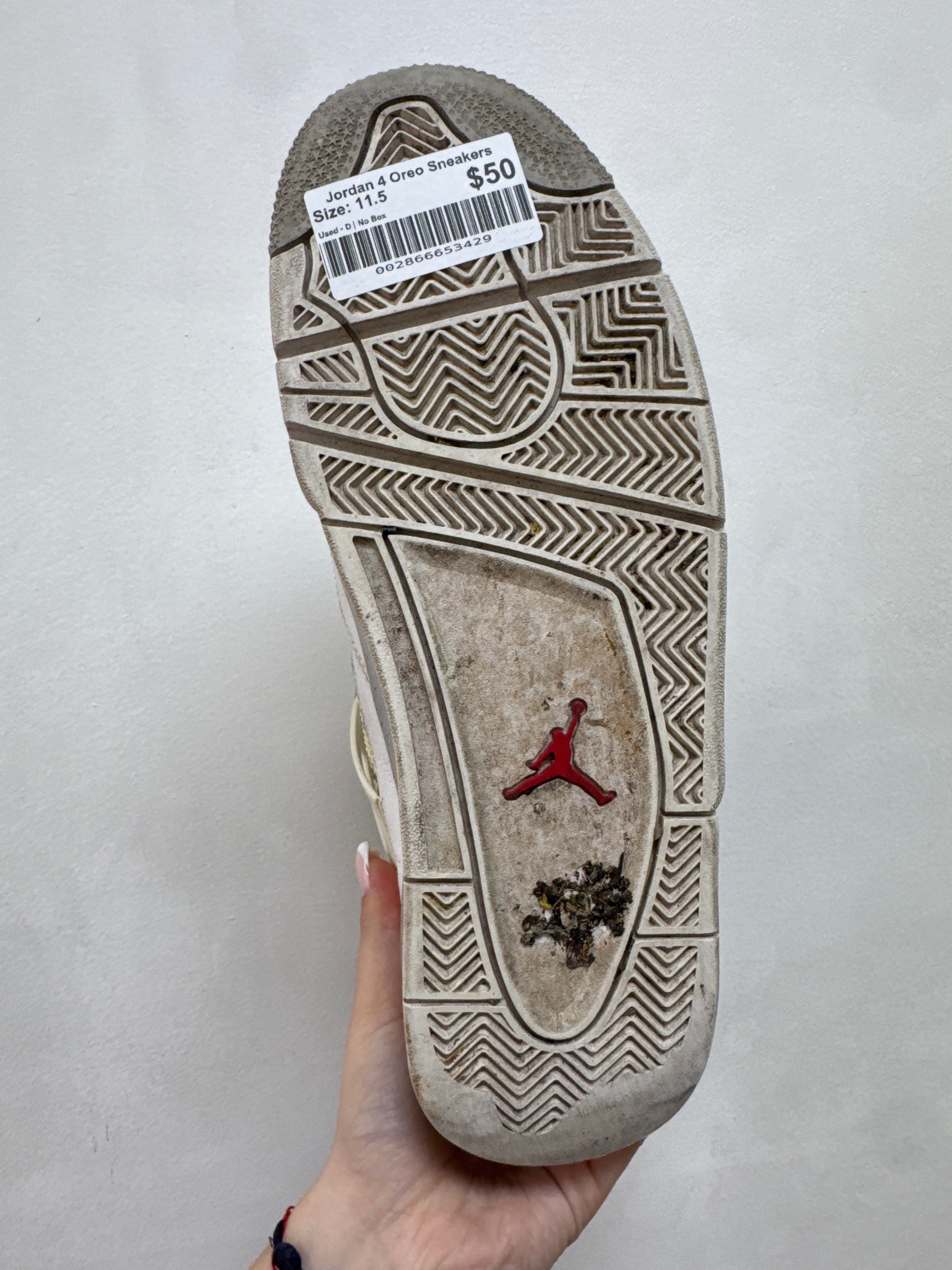 Jordan 4 Oreo Sneakers