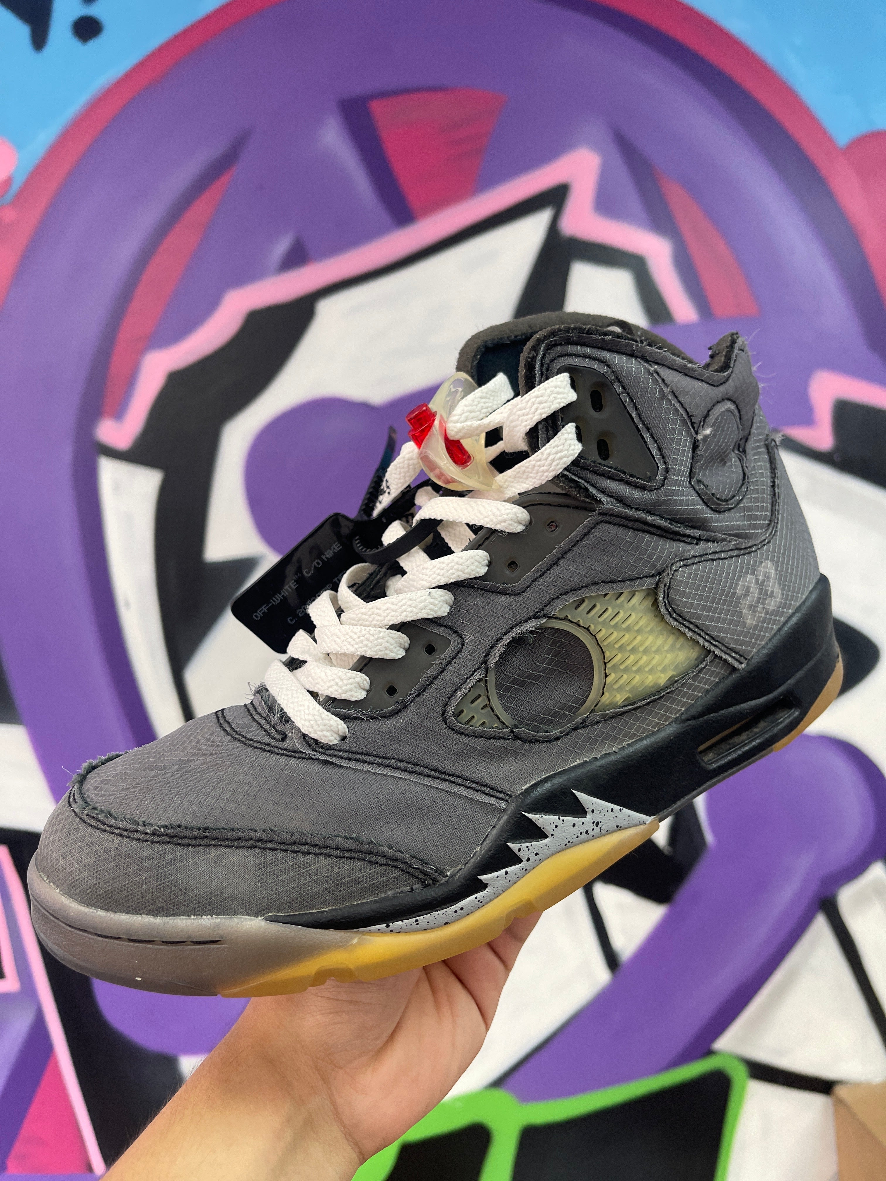 Jordan 5 Off White Muslin  Used With Box