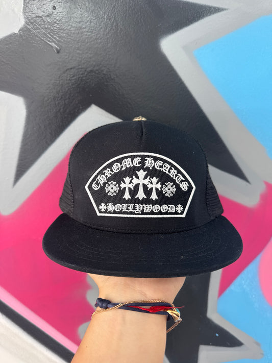Chrome Hearts Black King Taco Trucker New