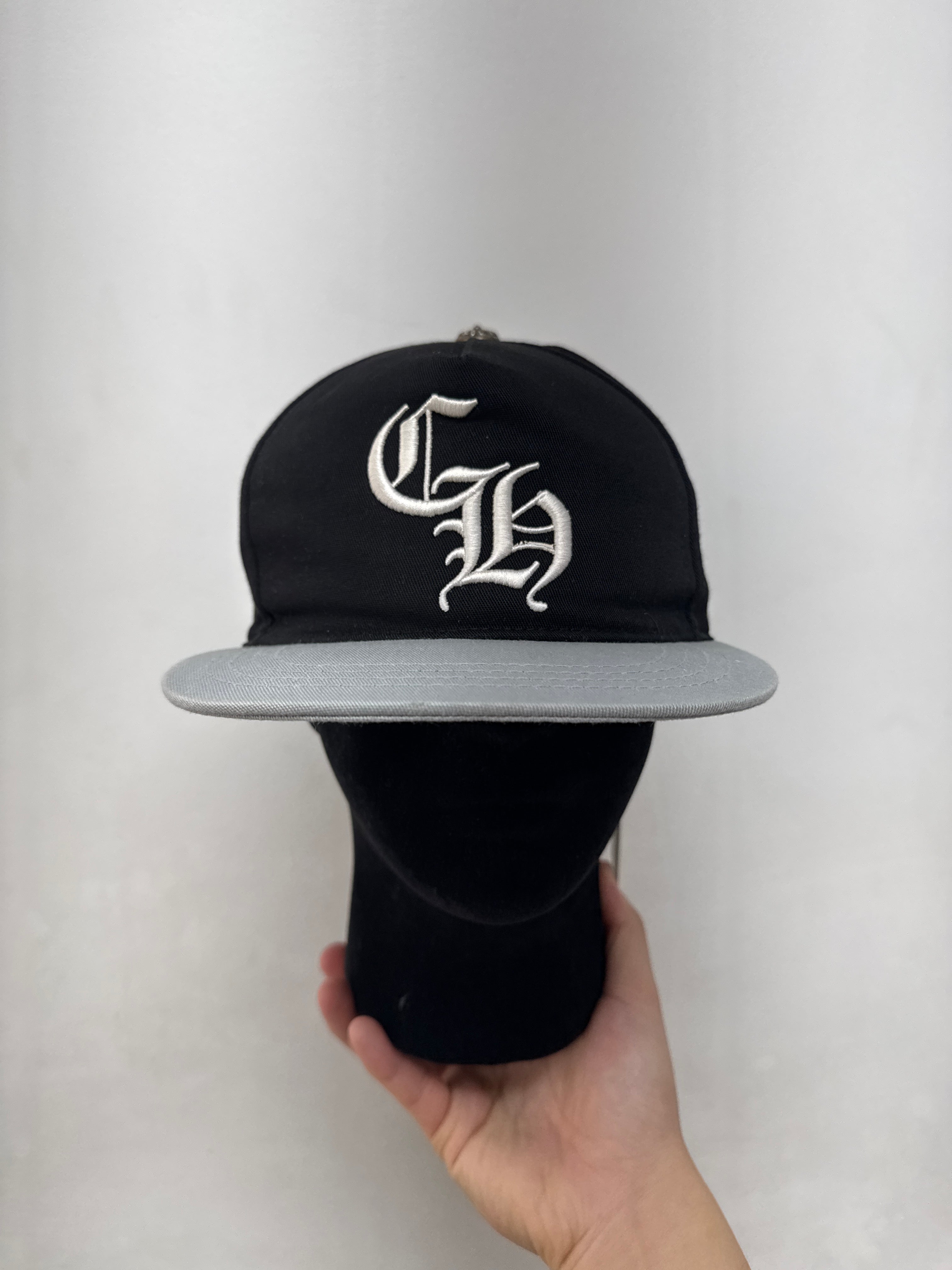 Chrome Hearts Black Grey Baseball Trucker Hat