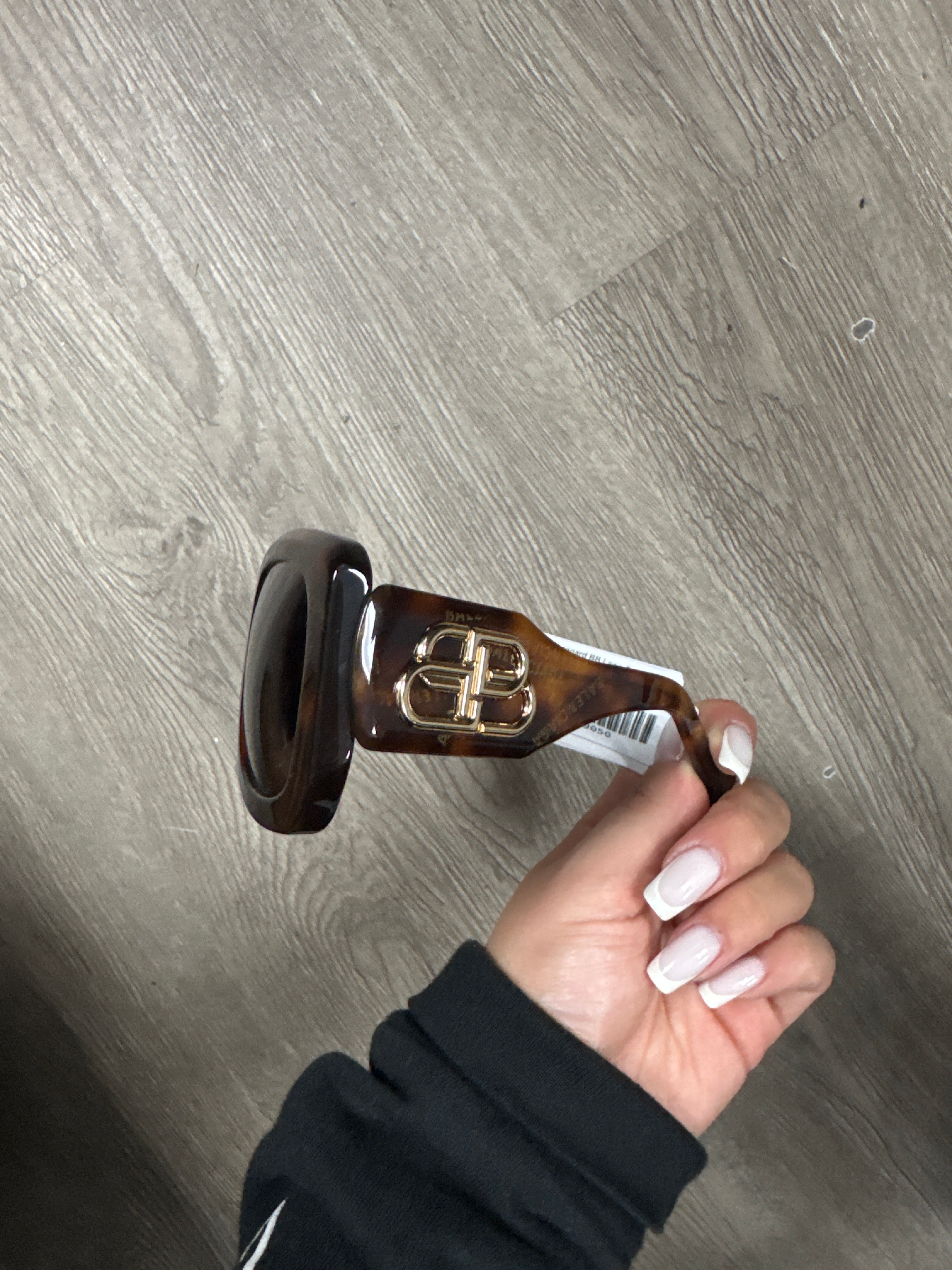 Balenciaga Leopard BB Logo Sunglasses