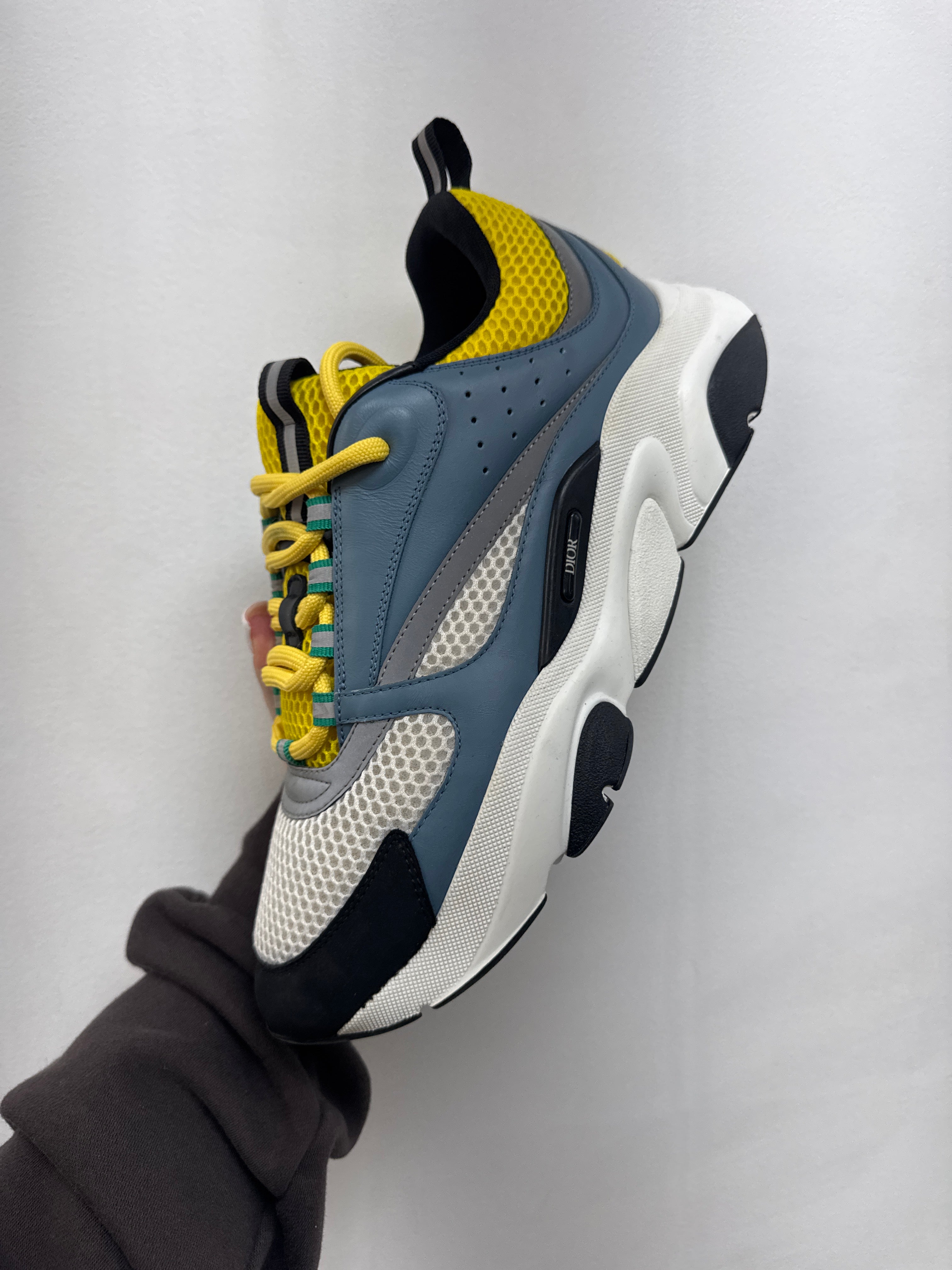 Dior Blue Yellow B22 Sneakers