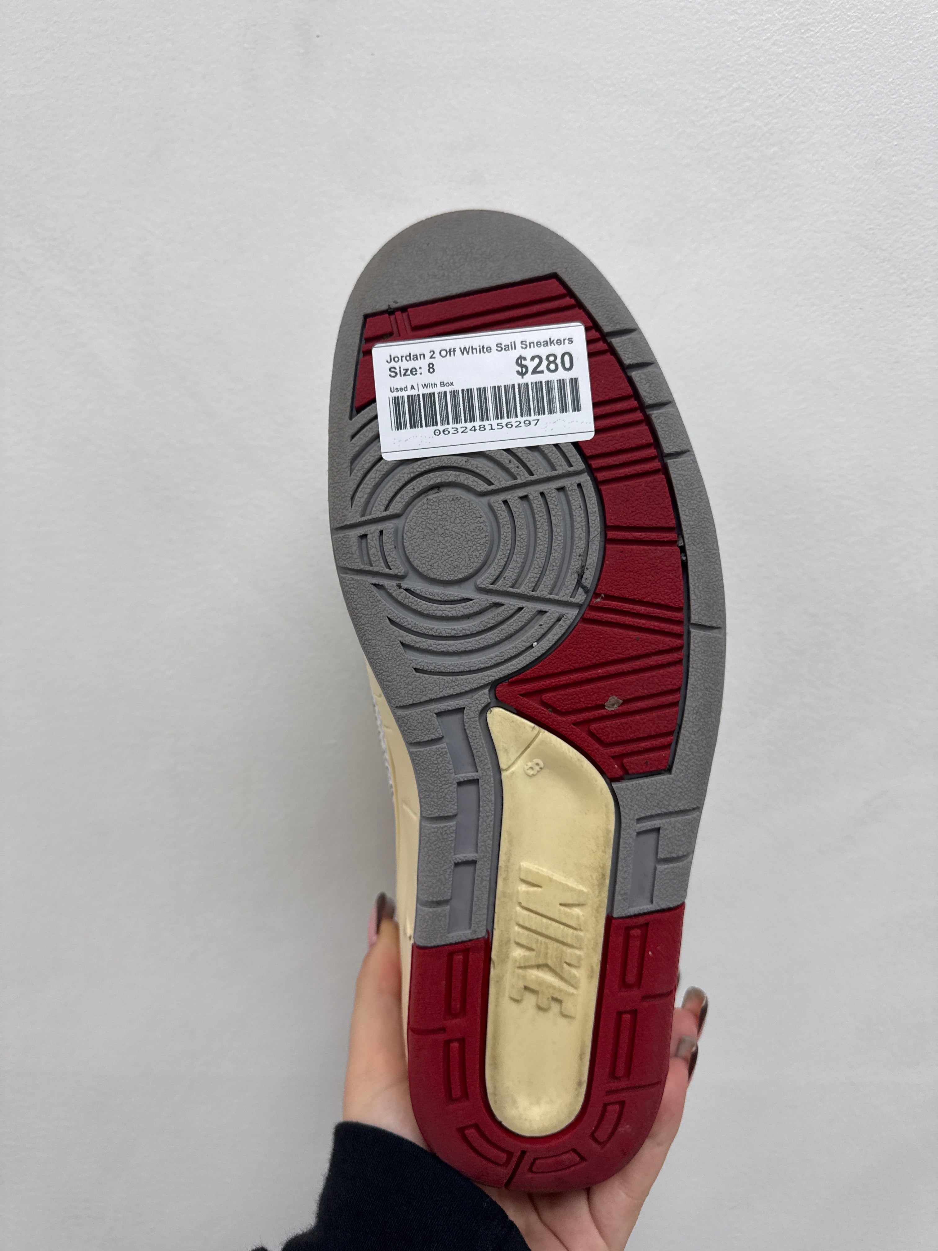 Jordan 2 Off White Sail Sneakers