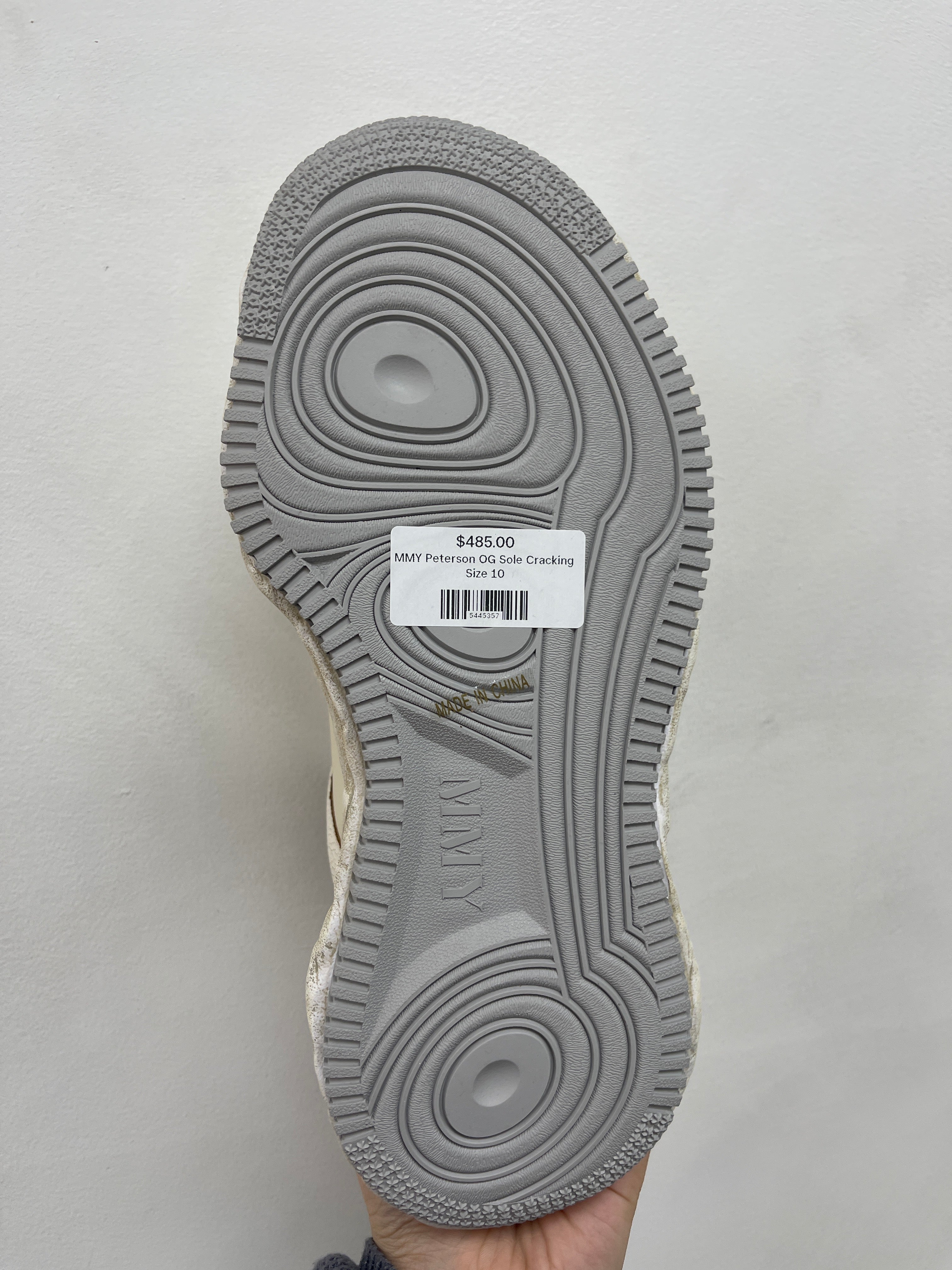 MMY Wayne OG Cream Cracked Low Sneakers