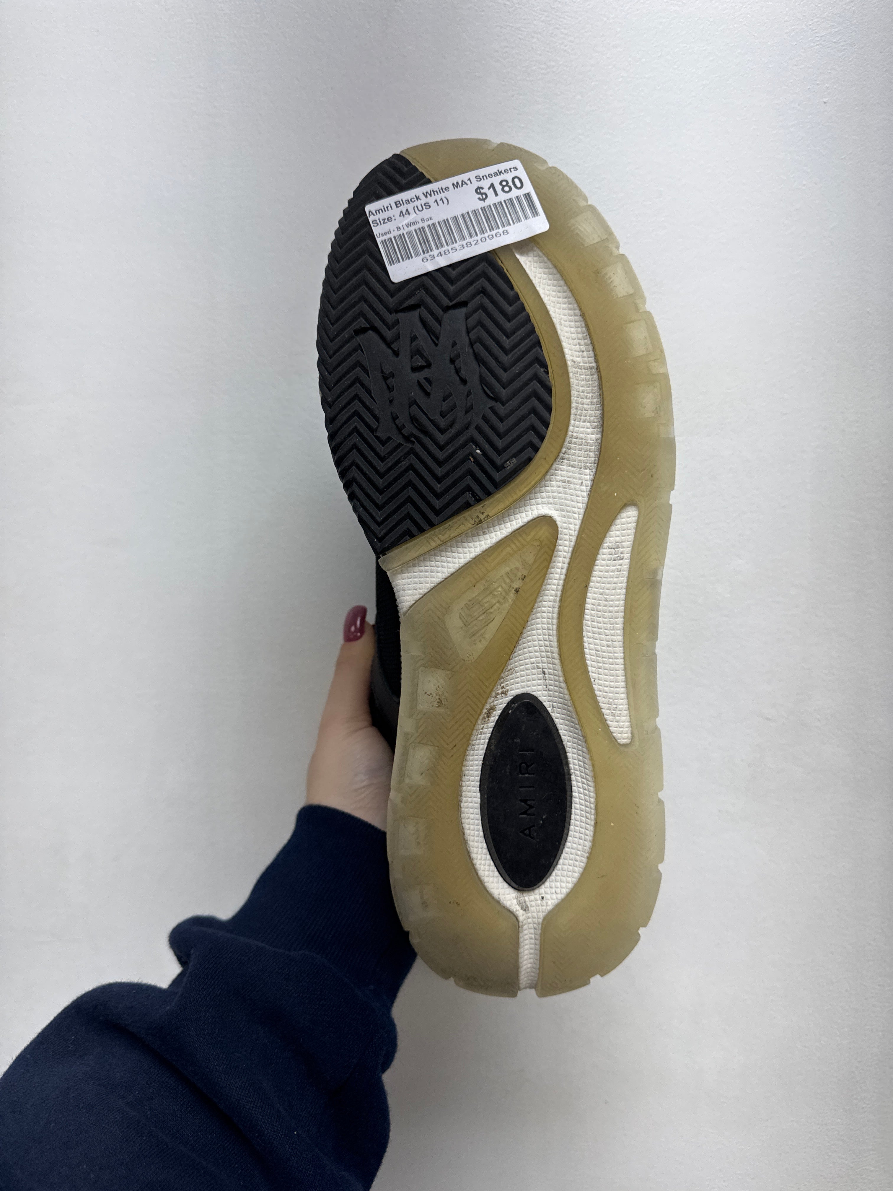 Amiri Black White MA1 Sneakers