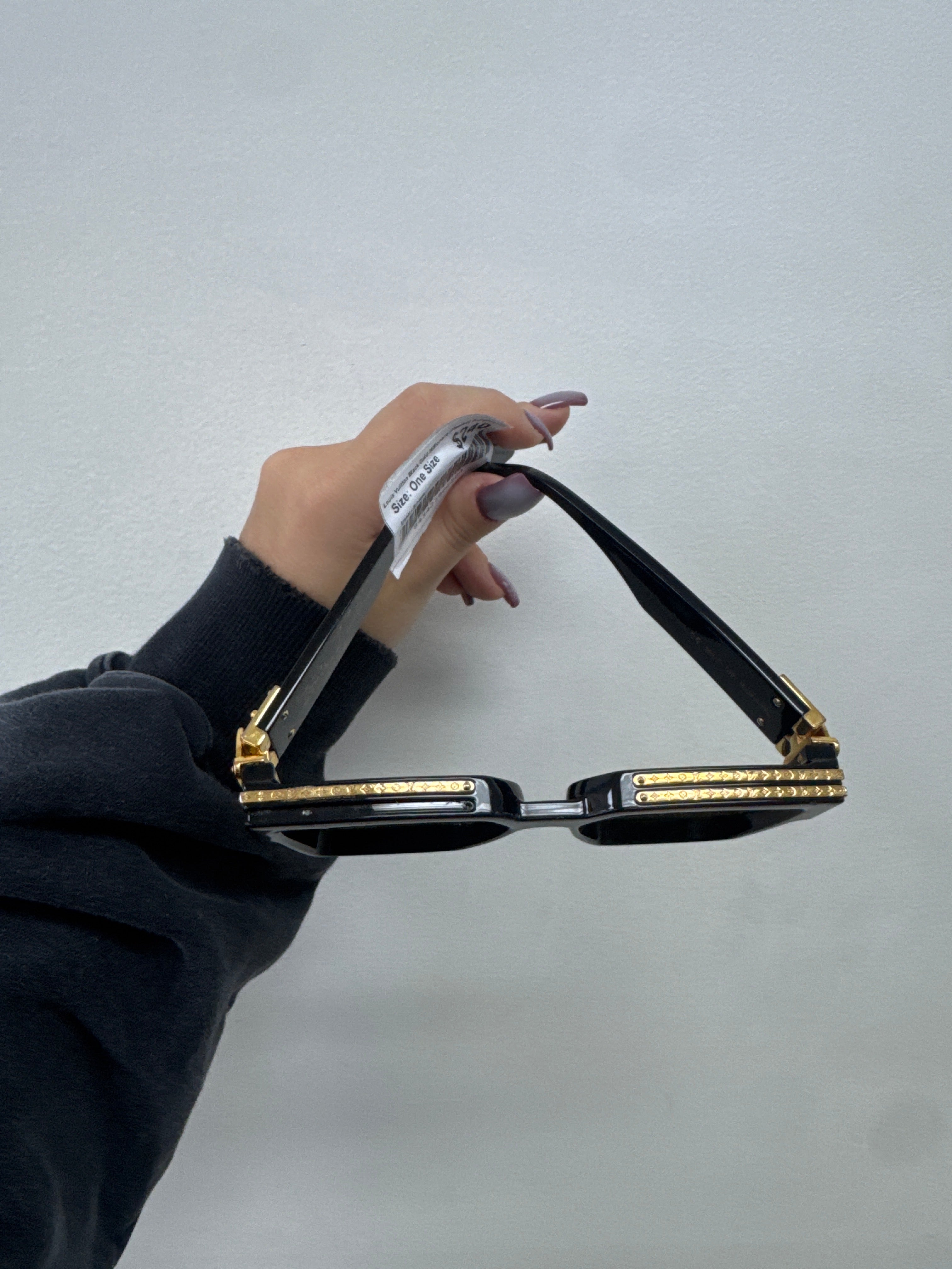 Louis Vuitton Black Gold Millionaire (Flawed) Sunglasses