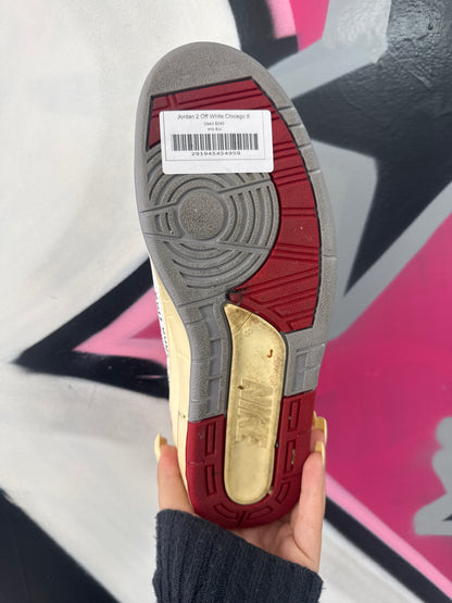 Jordan 2 Off White Chicago Used With Box