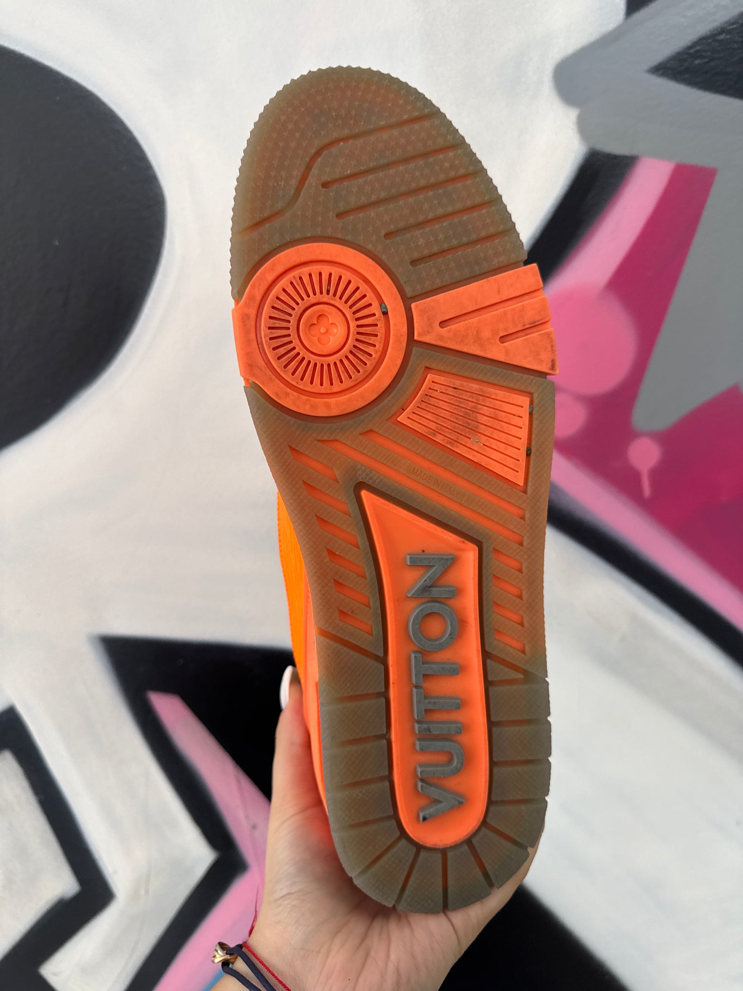 LV 54 Trainer Orange Grey (9LV) Lightly Worn No Box