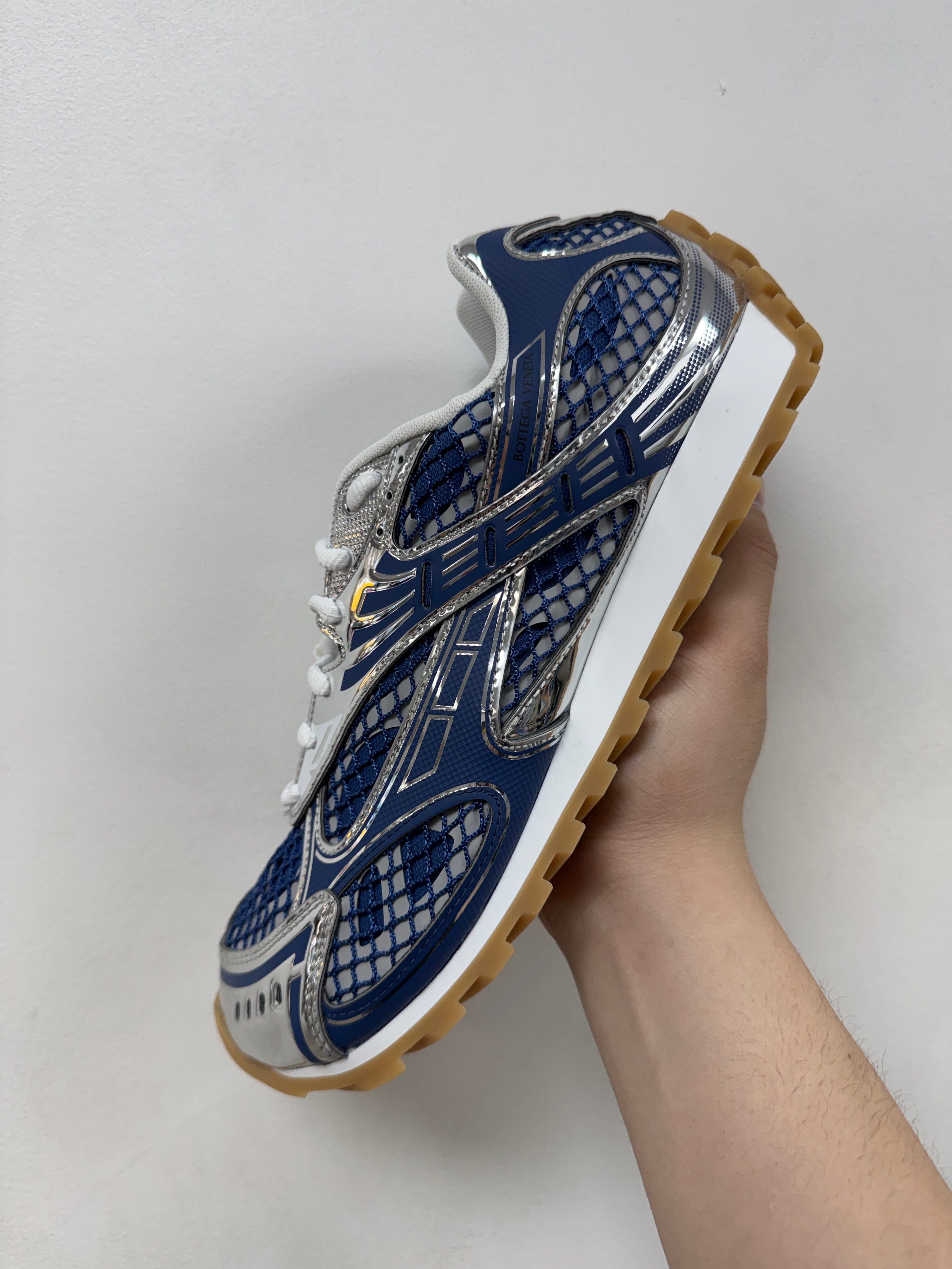 Bottega Veneta Blue Venezia Orbit Sneakers