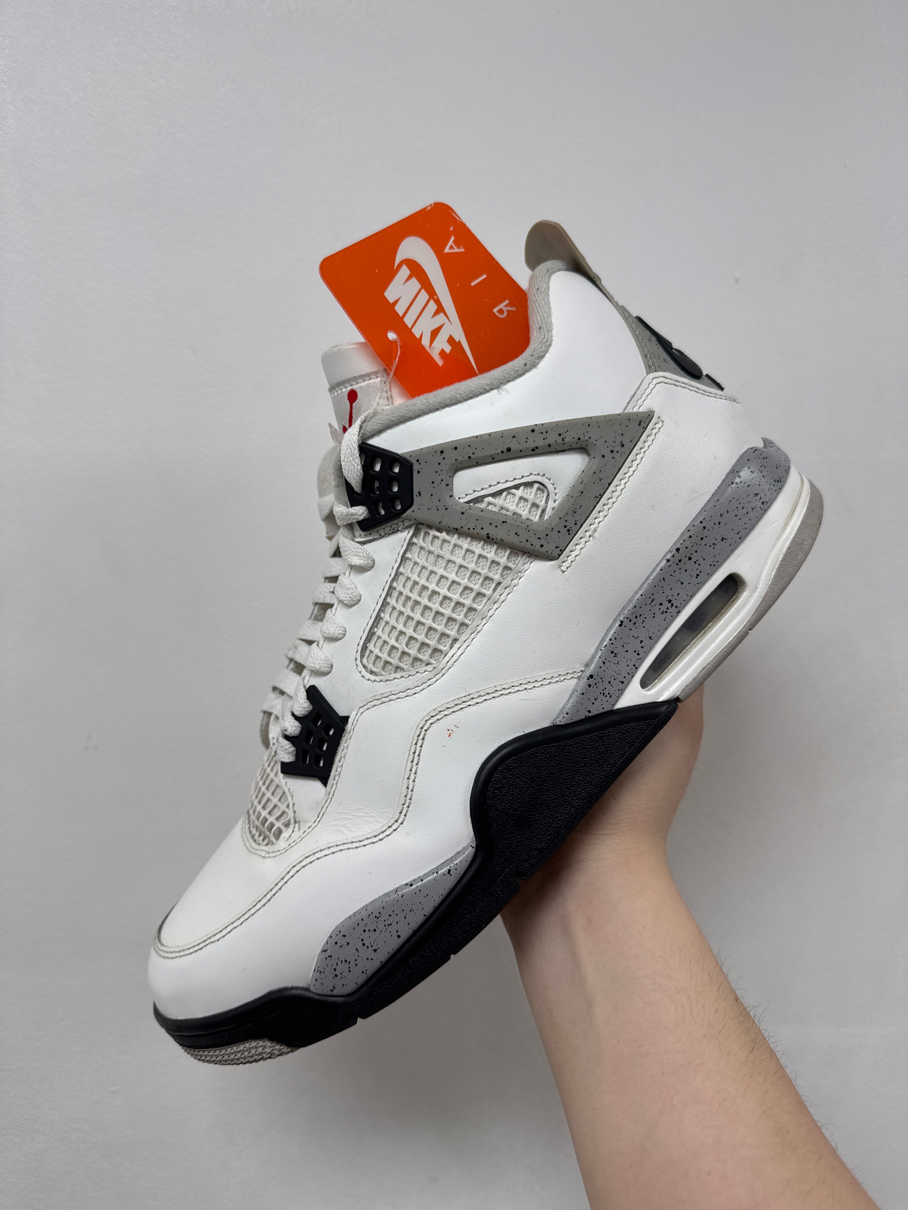Jordan 4 White Cement Sneakers