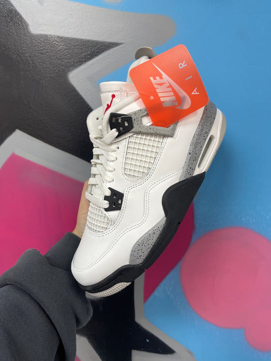 Nike Jordan 4 White Cement Sneakers