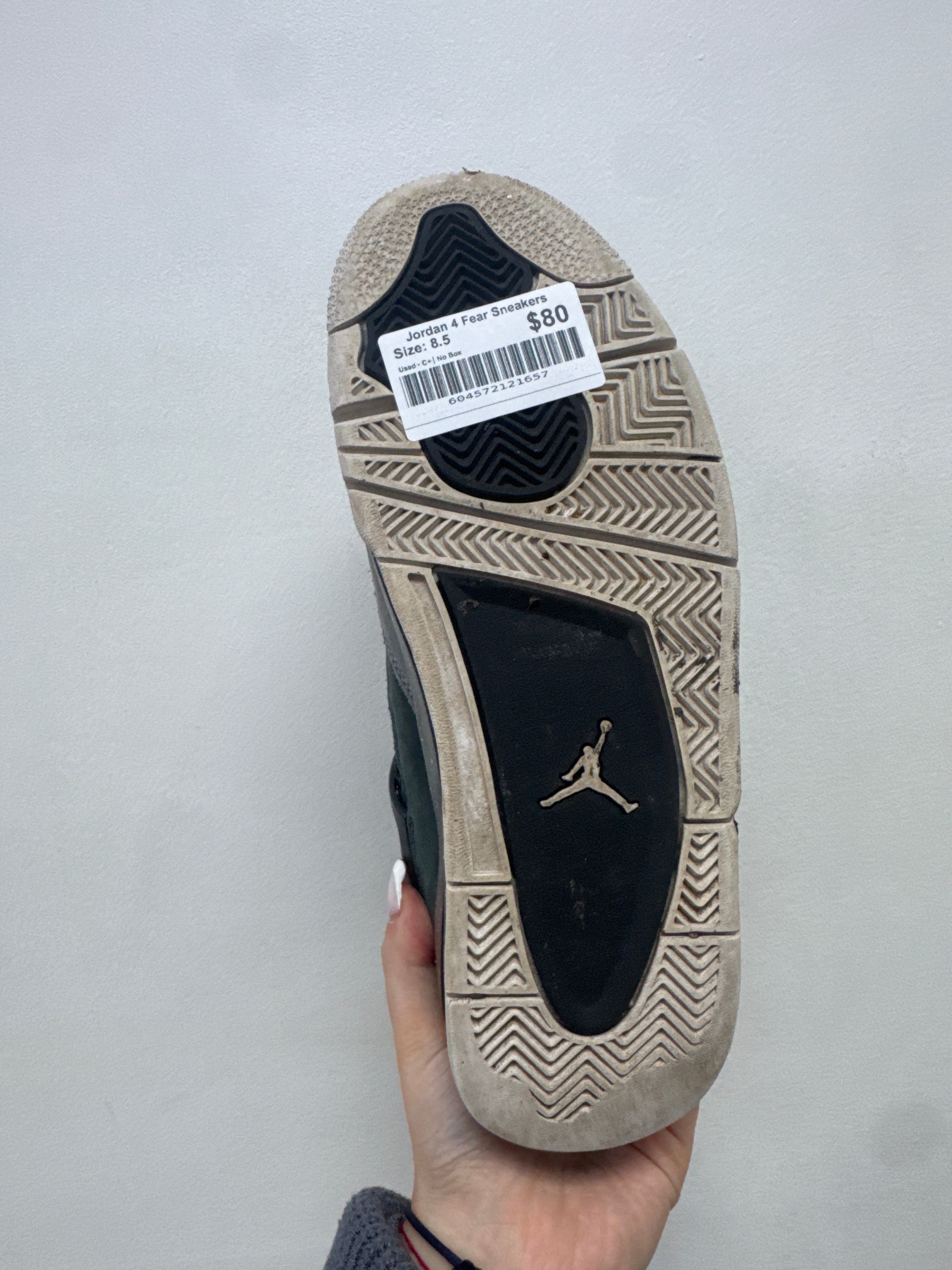 Jordan 4 Fear Sneakers