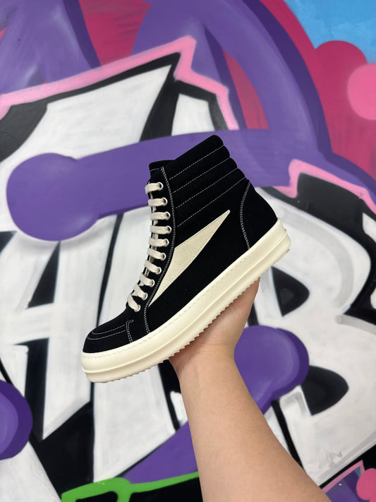 Rick Owens Vintage High Black Cream New With Box