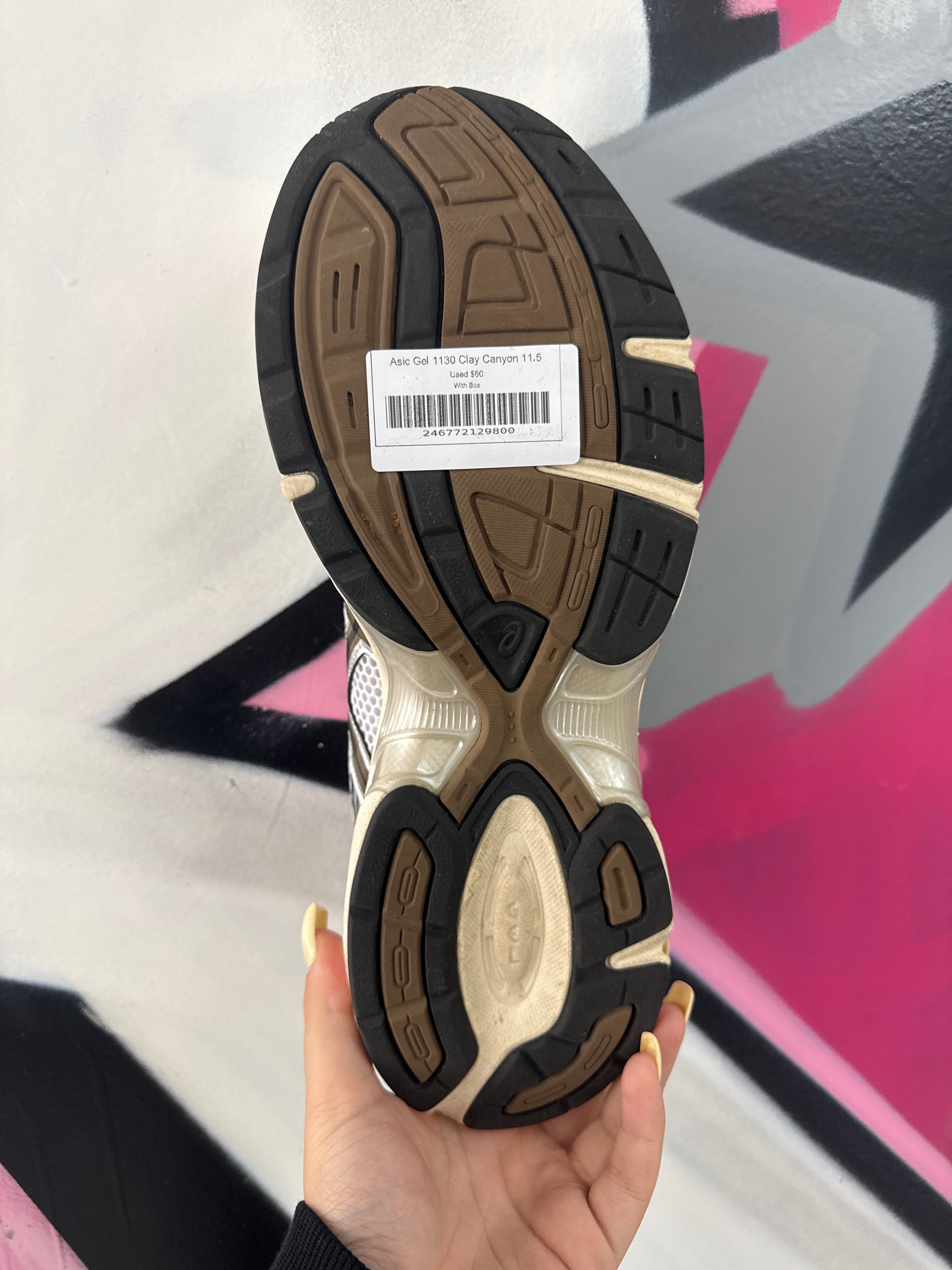 Asic Gel 1130 Clay Canyon Used With Box