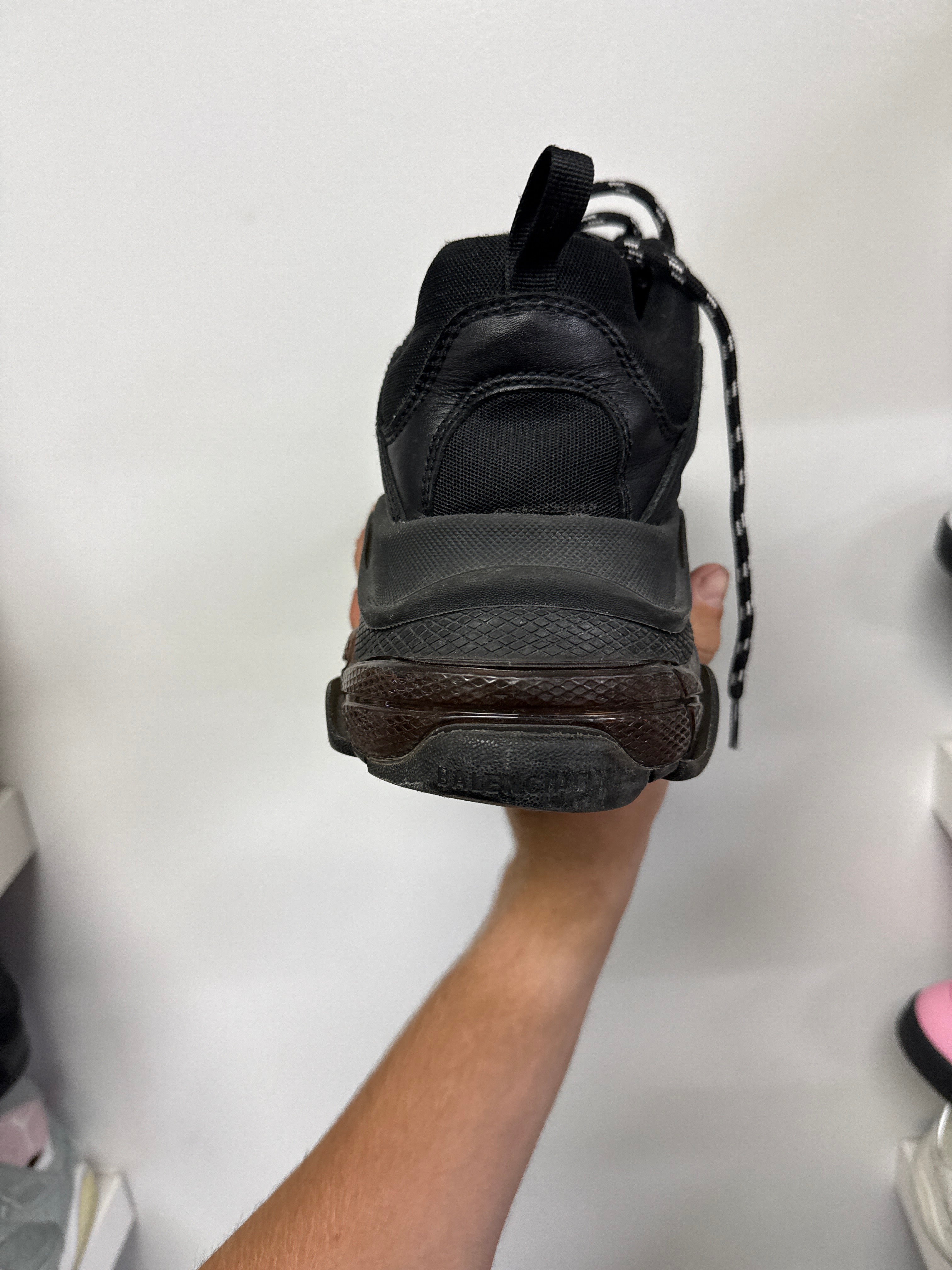 Balenciaga Black Triple S Sneakers