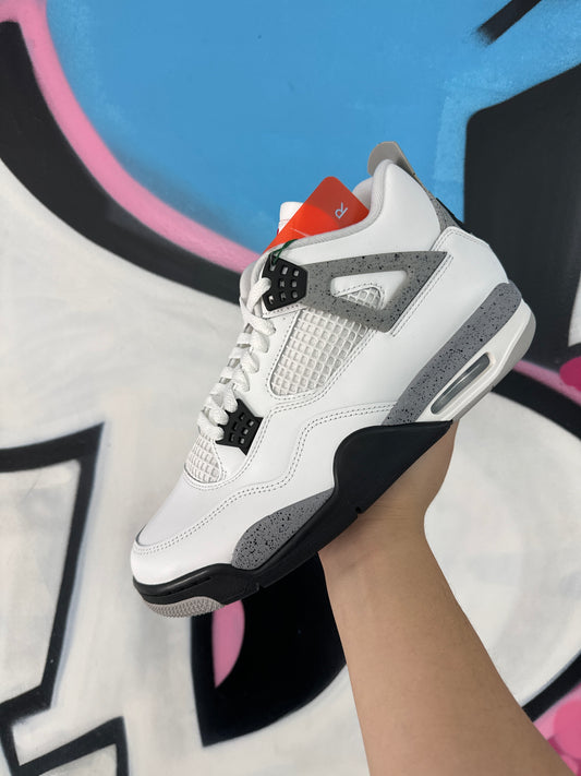 Nike Jordan 4 White Cement Sneakers