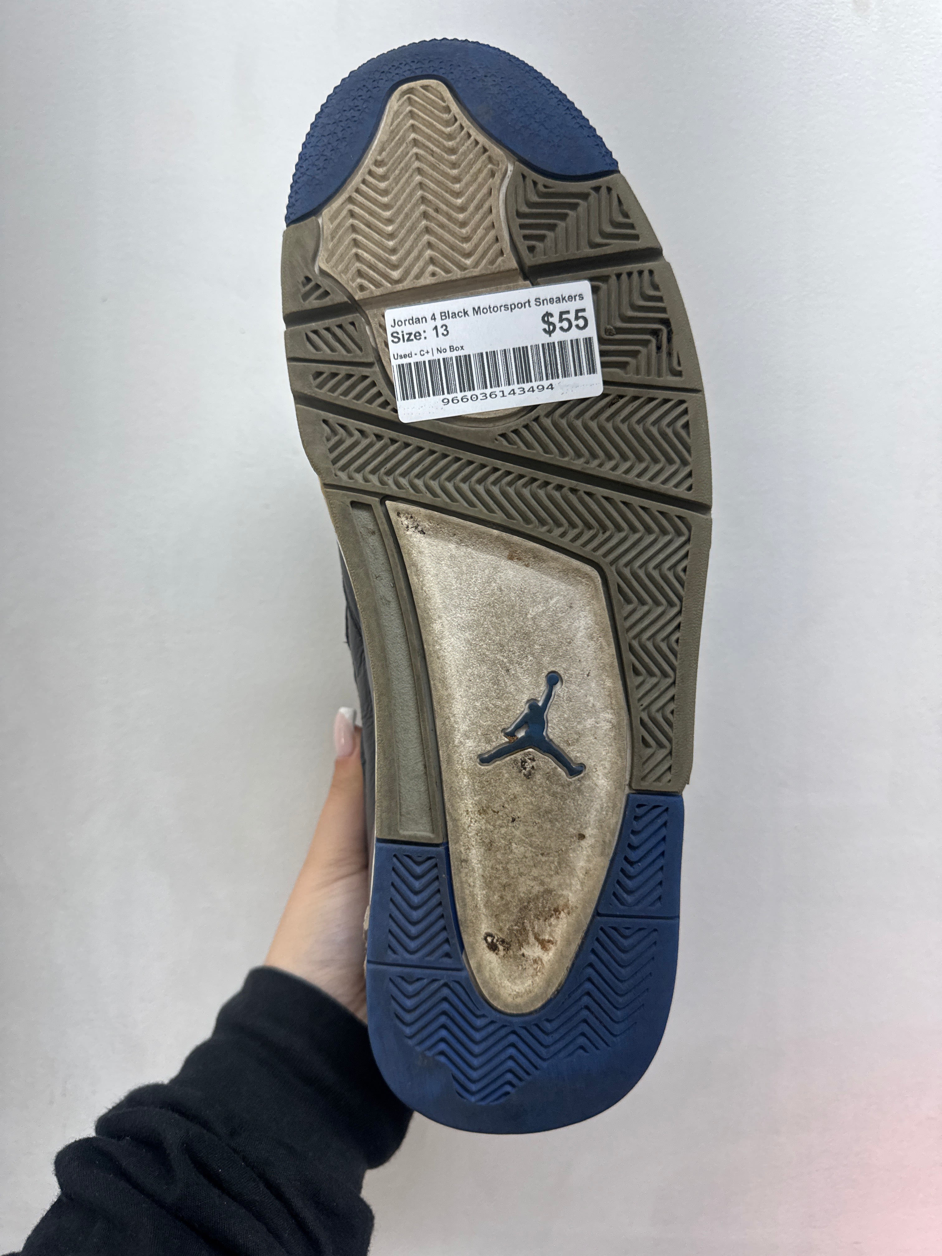 Jordan 4 Black Motorsport Sneakers