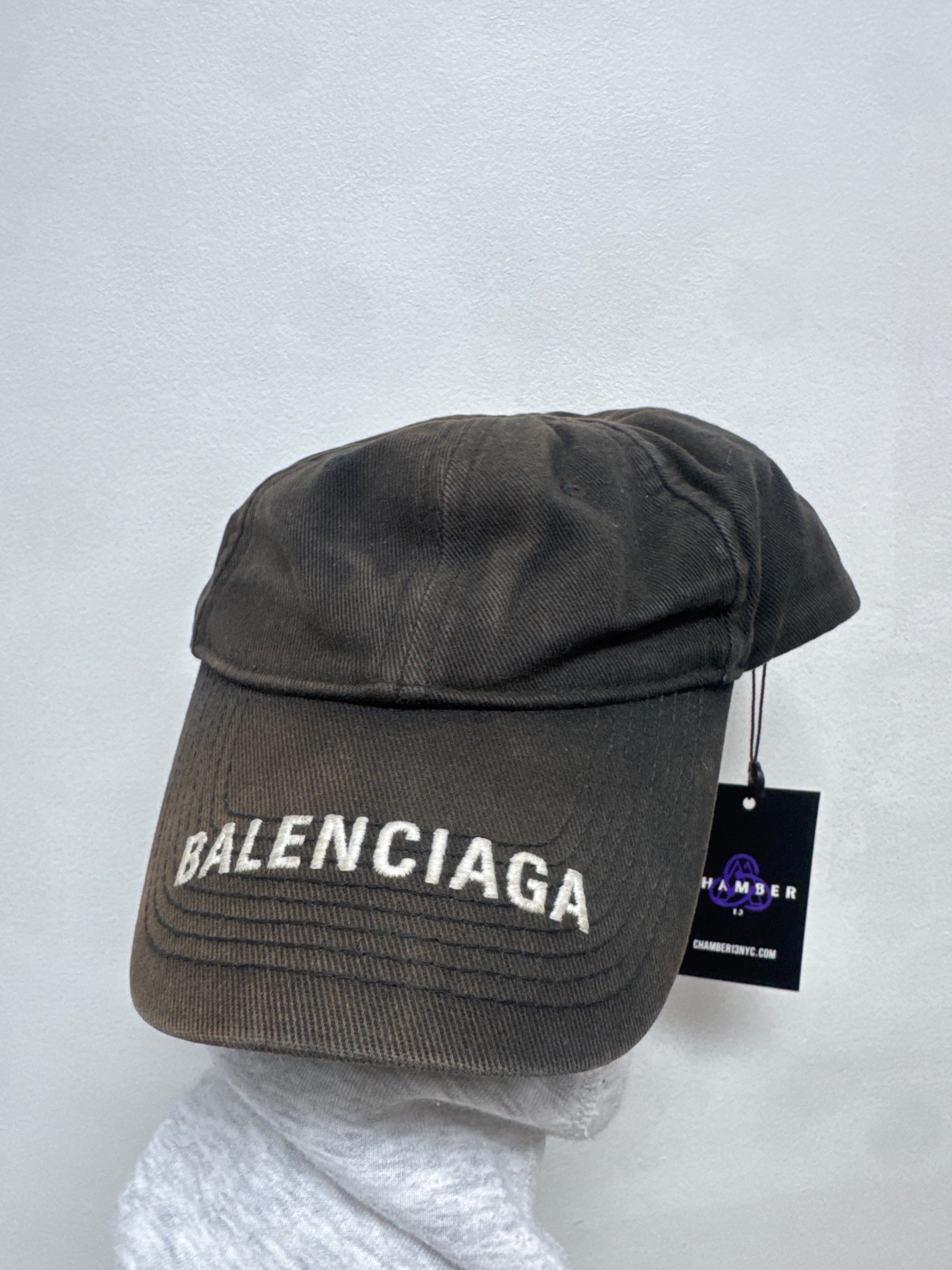 Balenciaga Black Sun Faded Hat