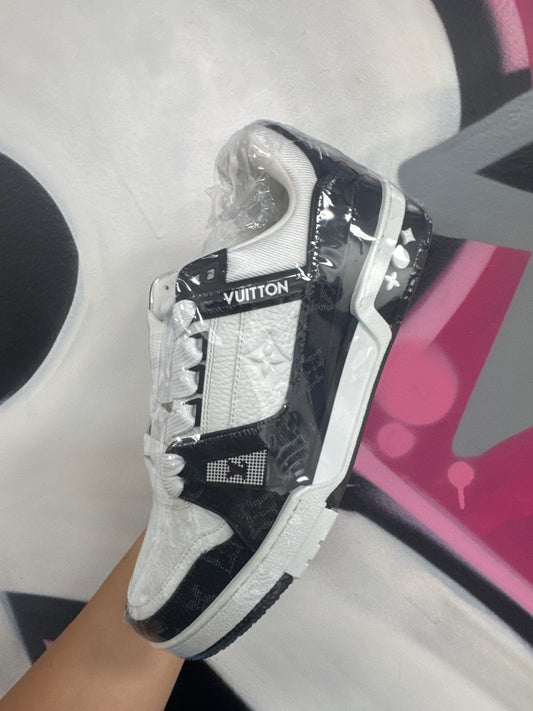 LV Denim Trainer Black White (LV40) New With Box