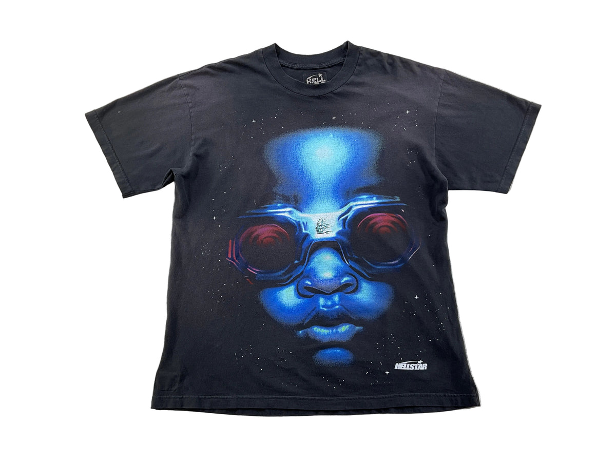Hellstar Alien Goggles Black & Blue Tee
