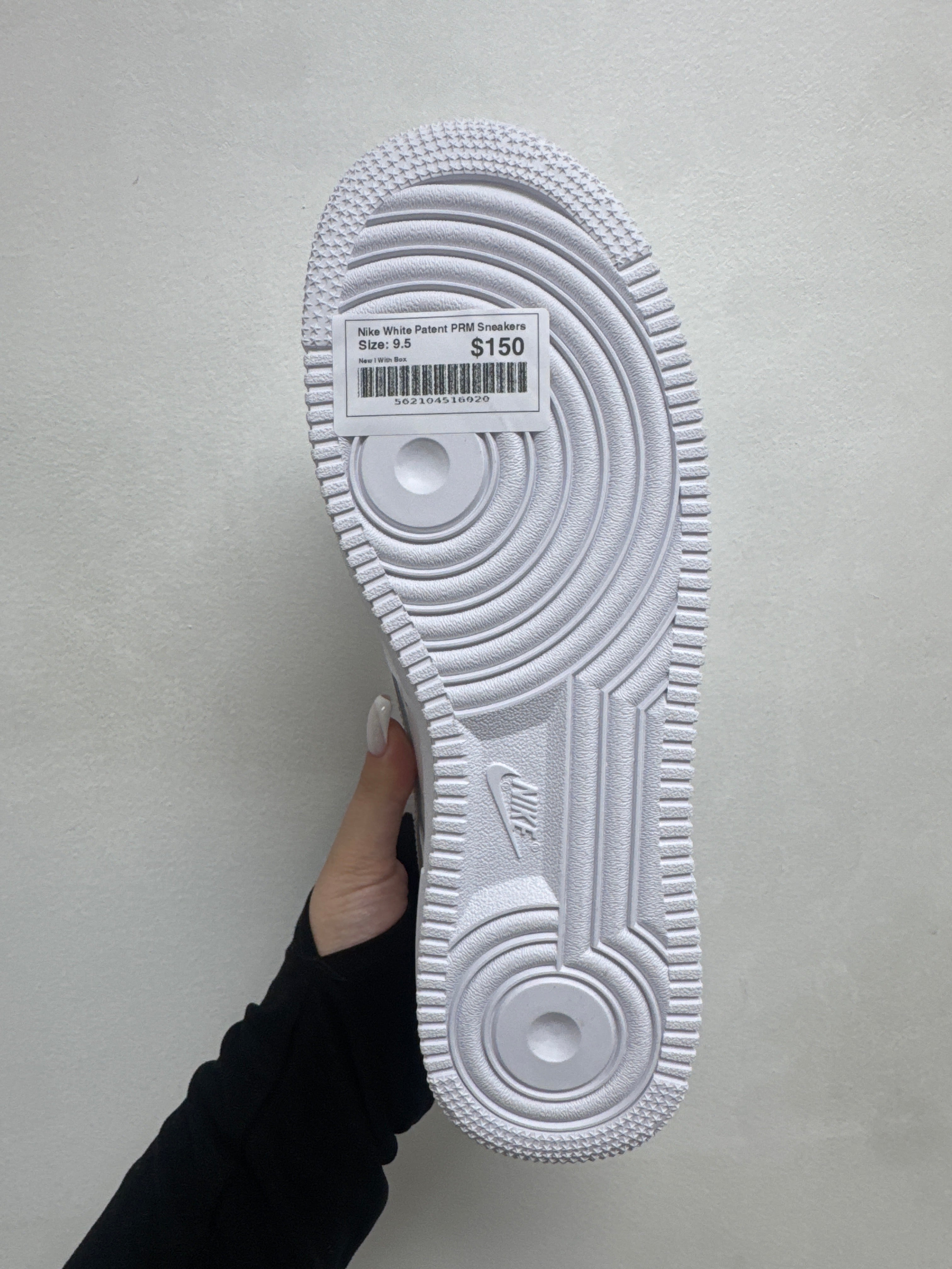 Nike White Patent PRM Sneakers