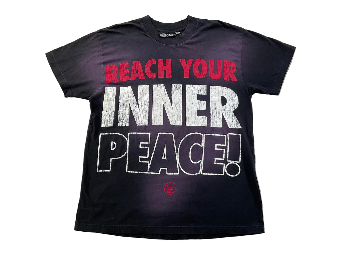 Hellstar Inner Peace Tee Black Red New Small In Plastic